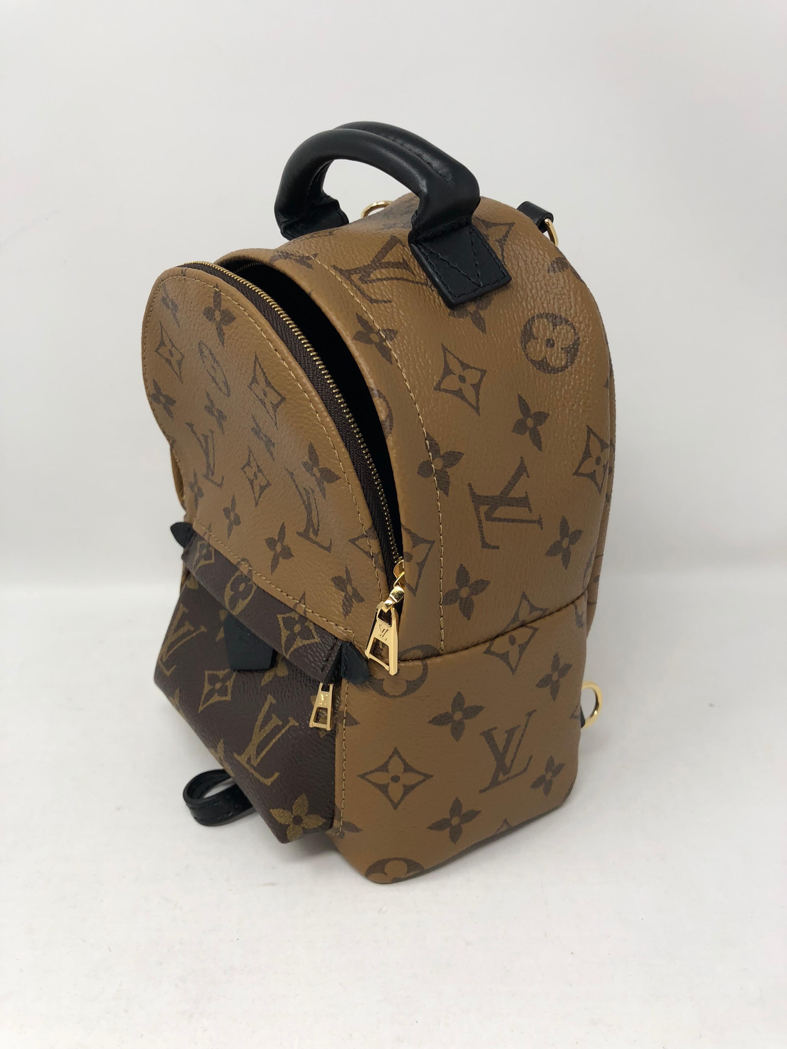 Women's or Men's Louis Vuitton Reverse Palm Springs Mini Backpack 