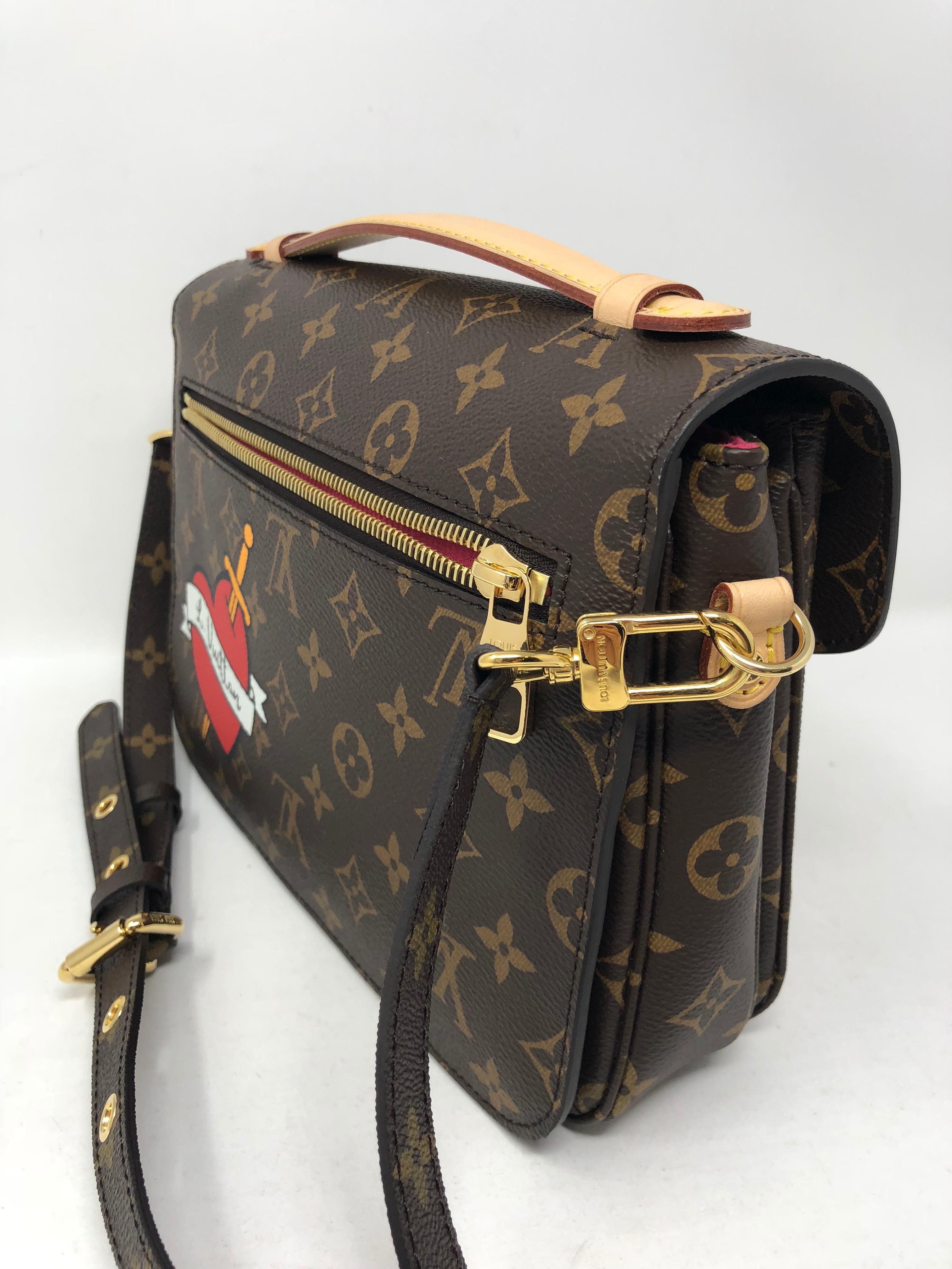 Louis Vuitton Metis Monogram Travel Patches Pochette  In New Condition In Athens, GA