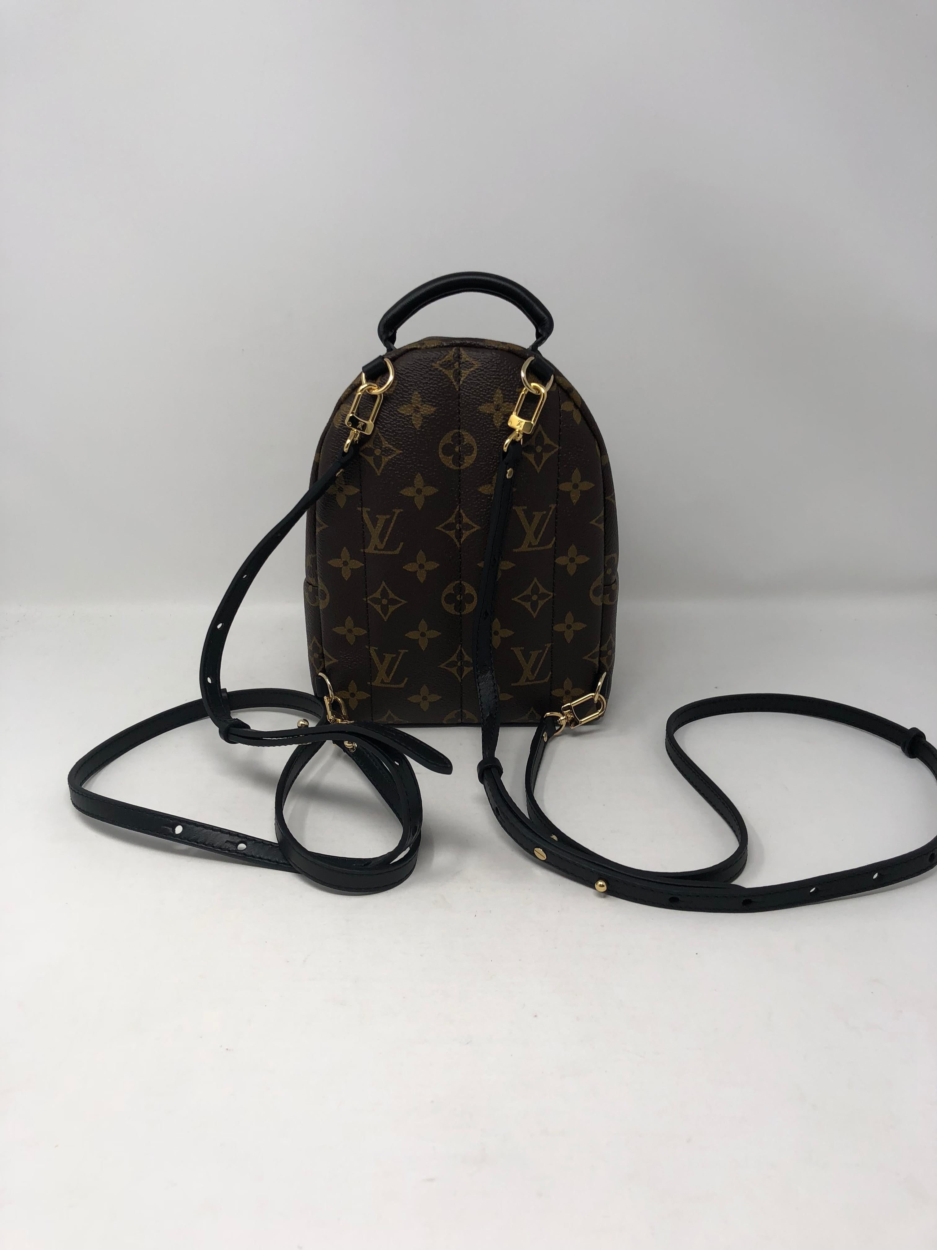 louis vuitton palm springs backpack mini