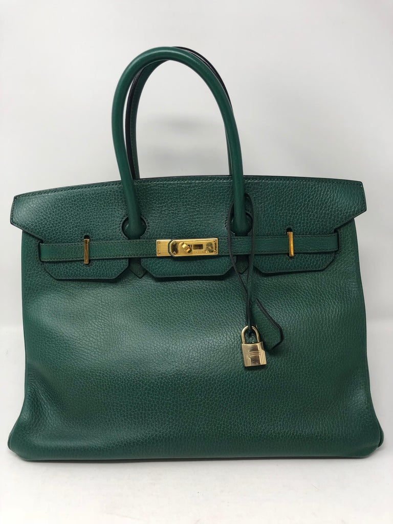 Hermes Green Vert Bengale Birkin 35 Bag at 1stDibs hermes vert