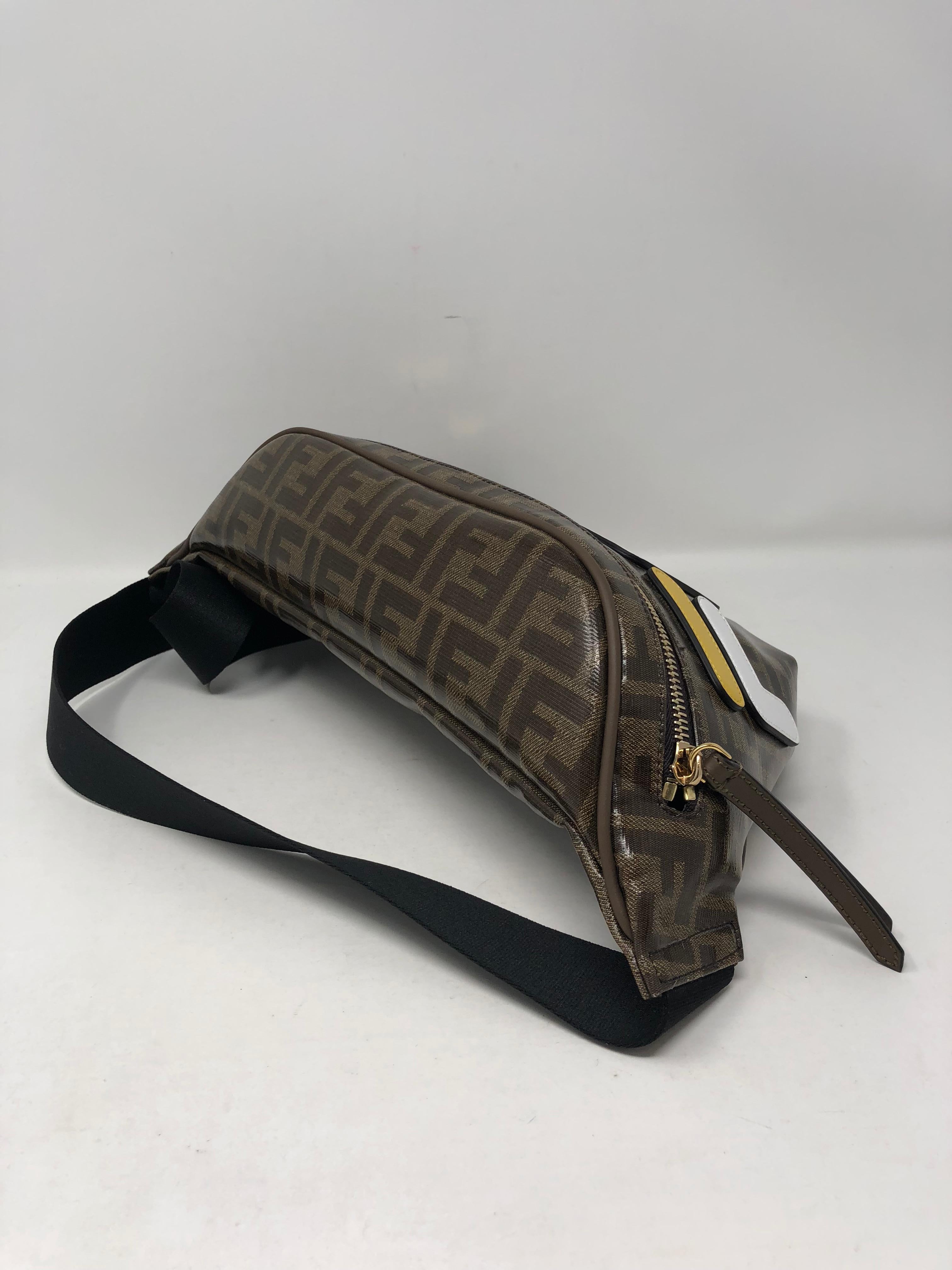 Black Fendi X Fila Logomania Bumbag