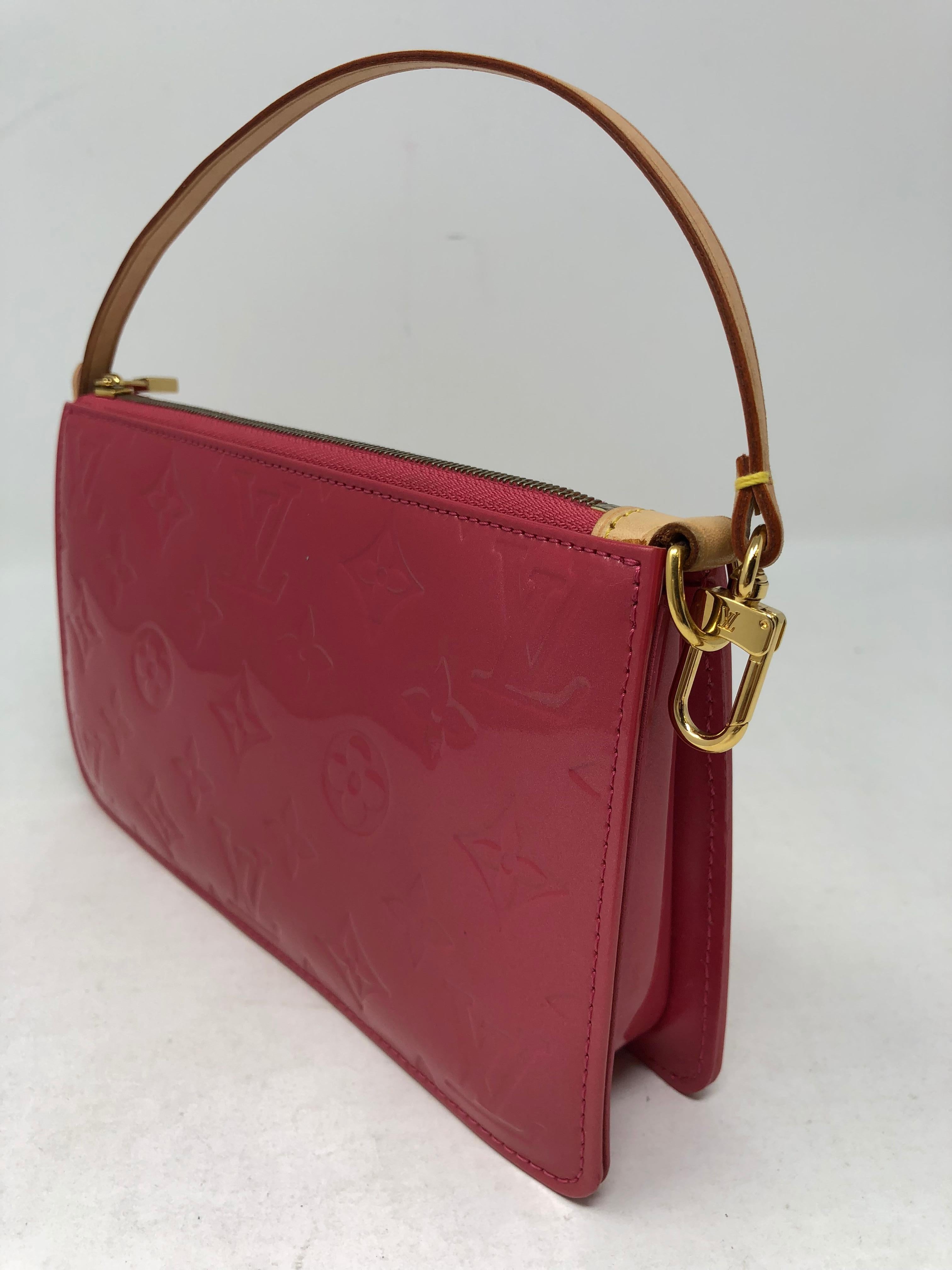 Louis Vuitton Lexington Pink Vernis Pochette 1