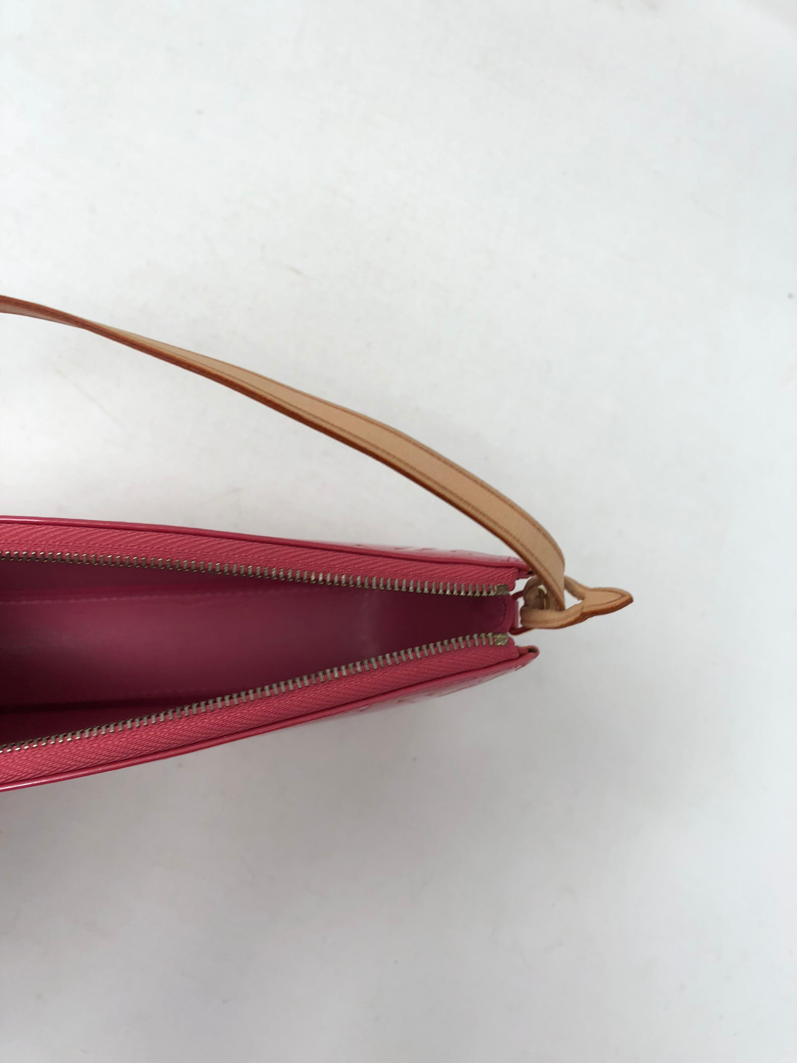 Louis Vuitton Lexington Pink Vernis Pochette 8