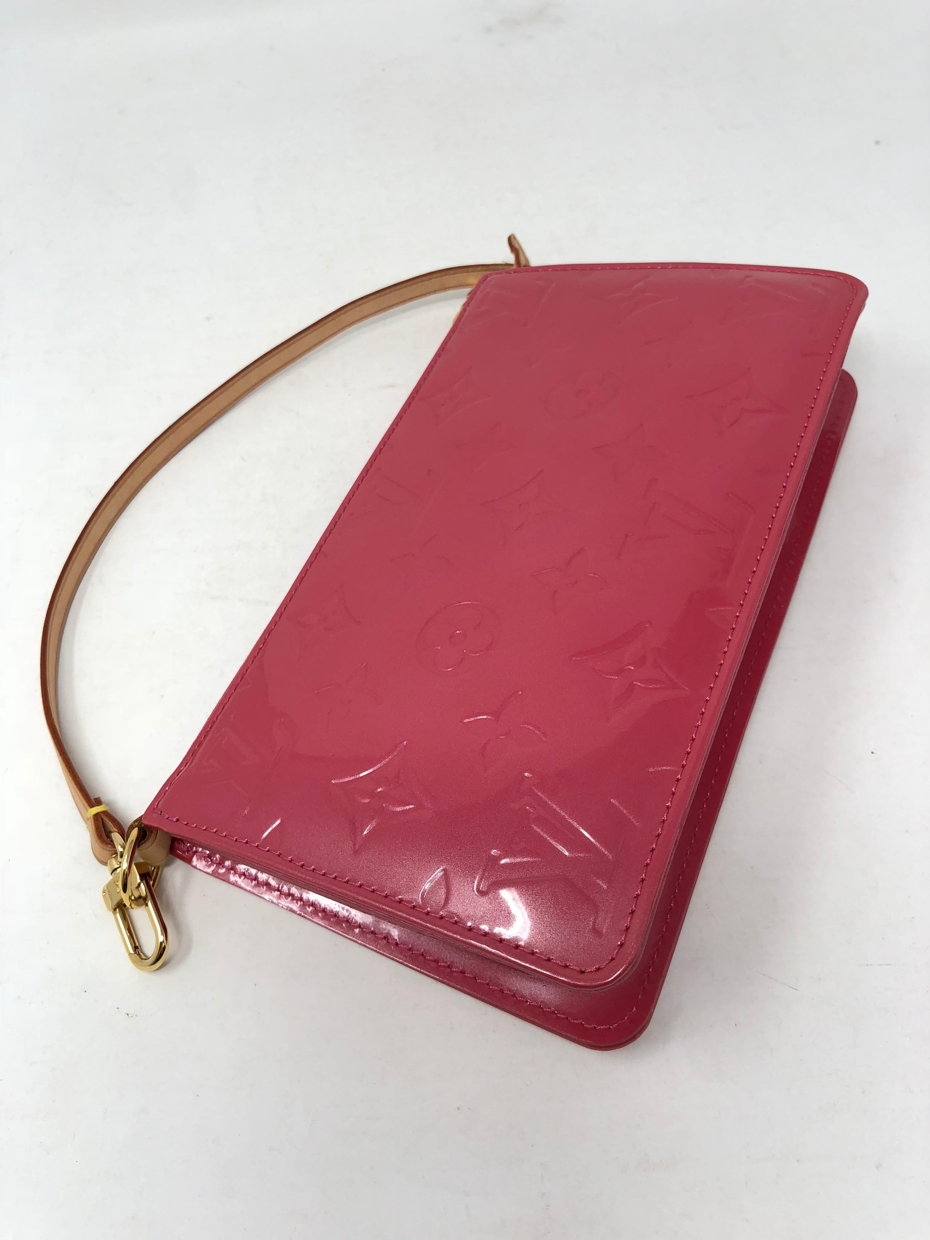 Louis Vuitton Lexington Pink Vernis Pochette 4