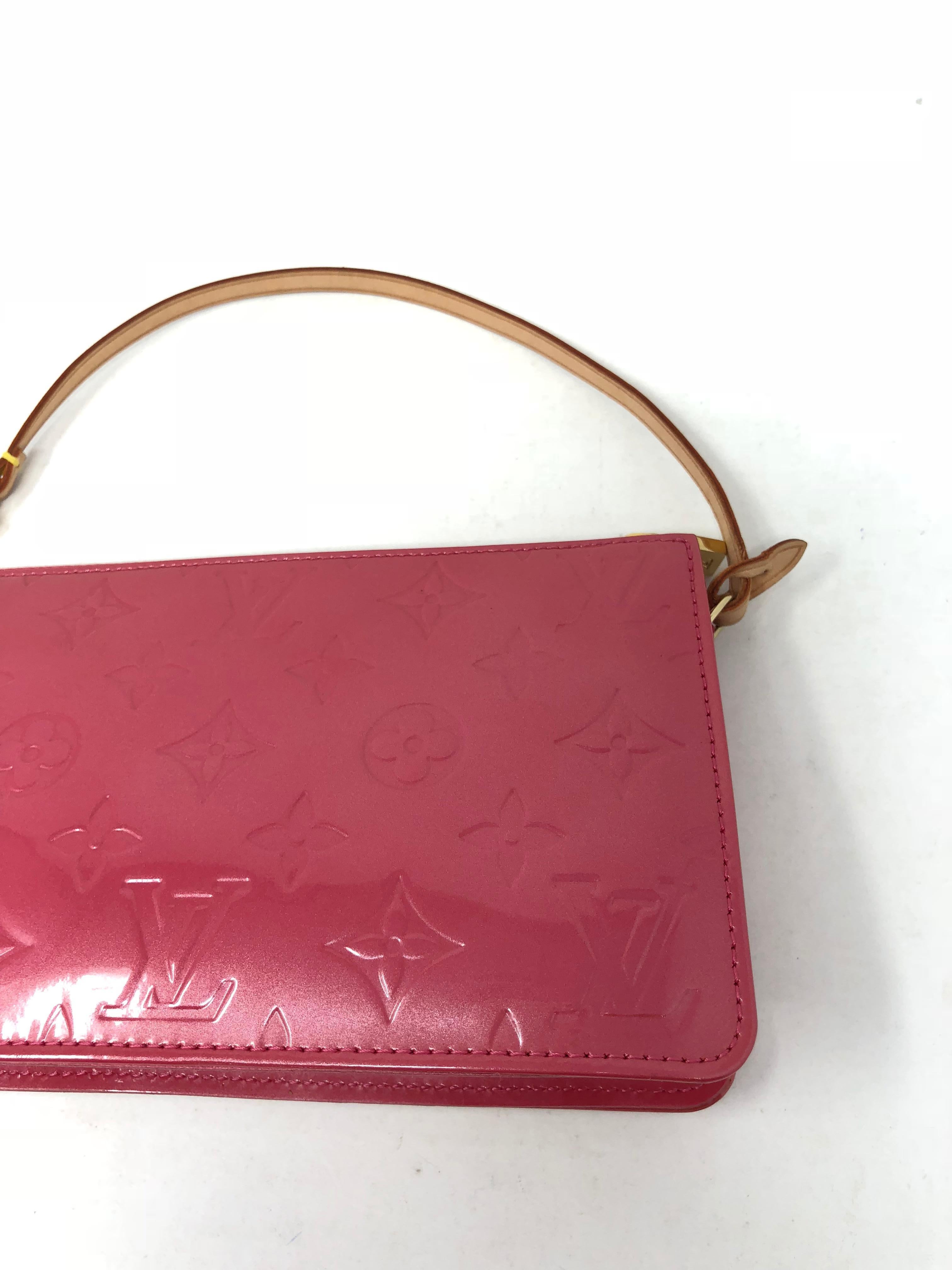 Louis Vuitton Lexington Pink Vernis Pochette 3