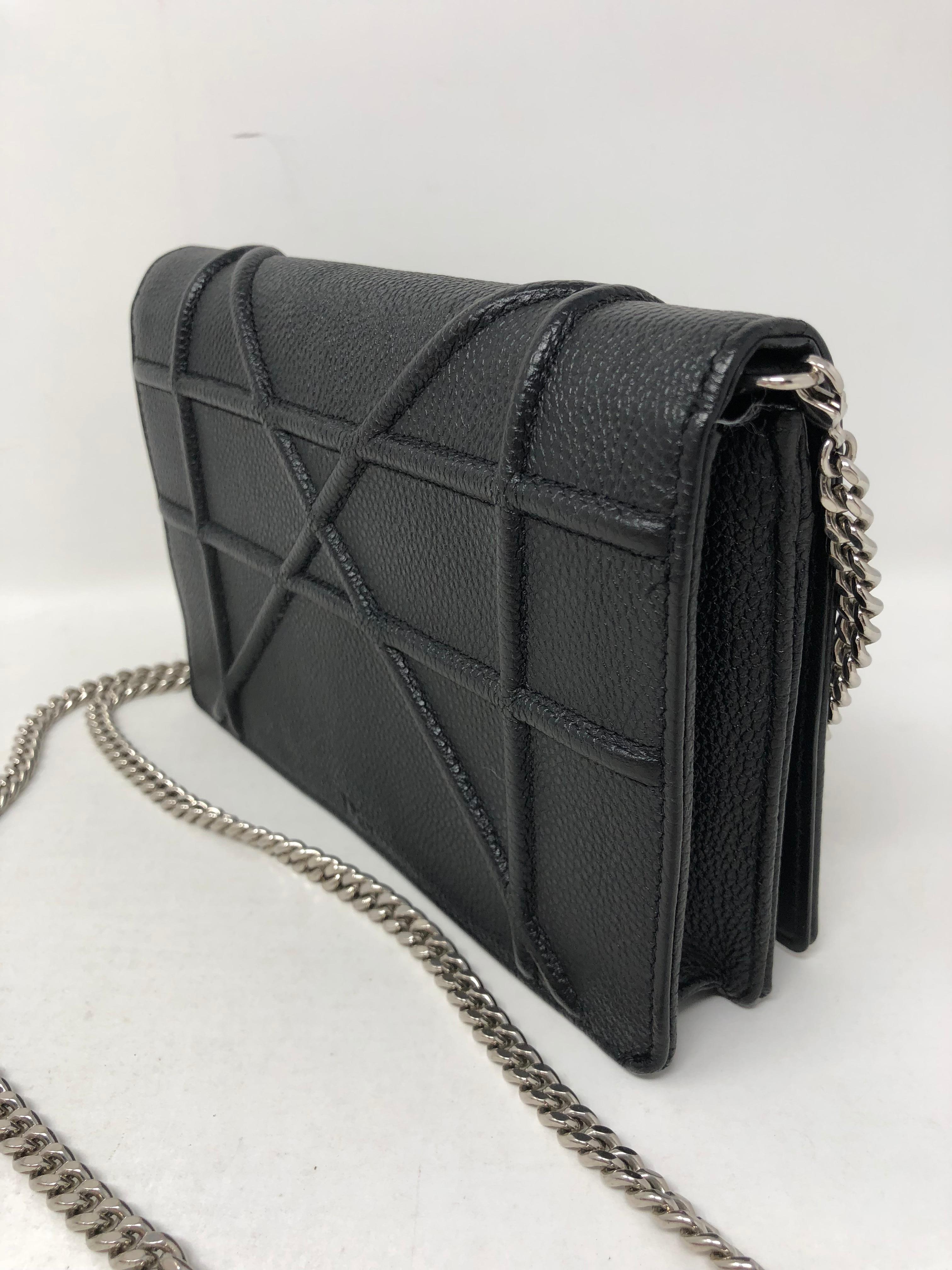 Christian Dior Diorama Black Mini Crossbody Bag 3