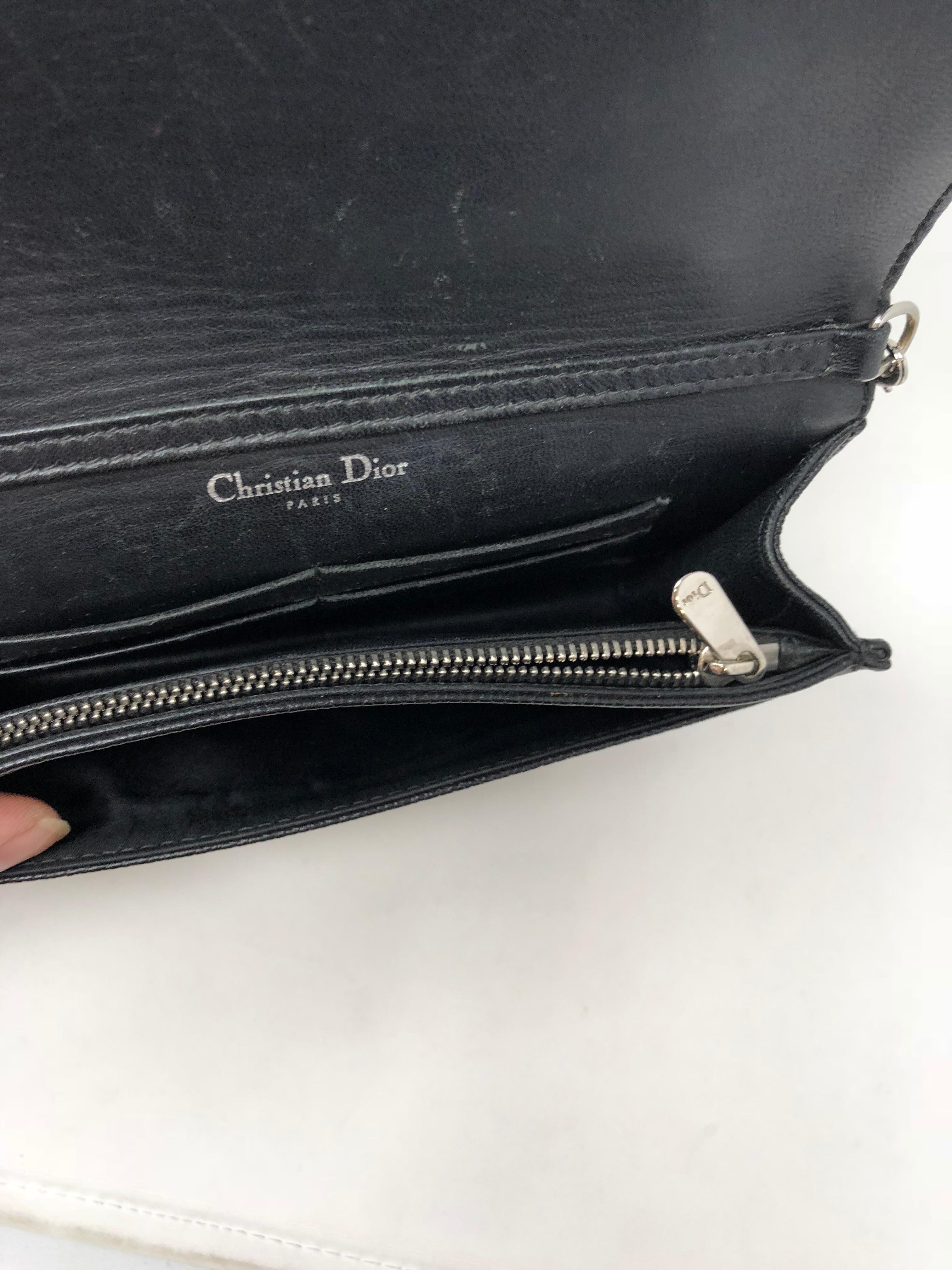 Christian Dior Diorama Black Mini Crossbody Bag 8