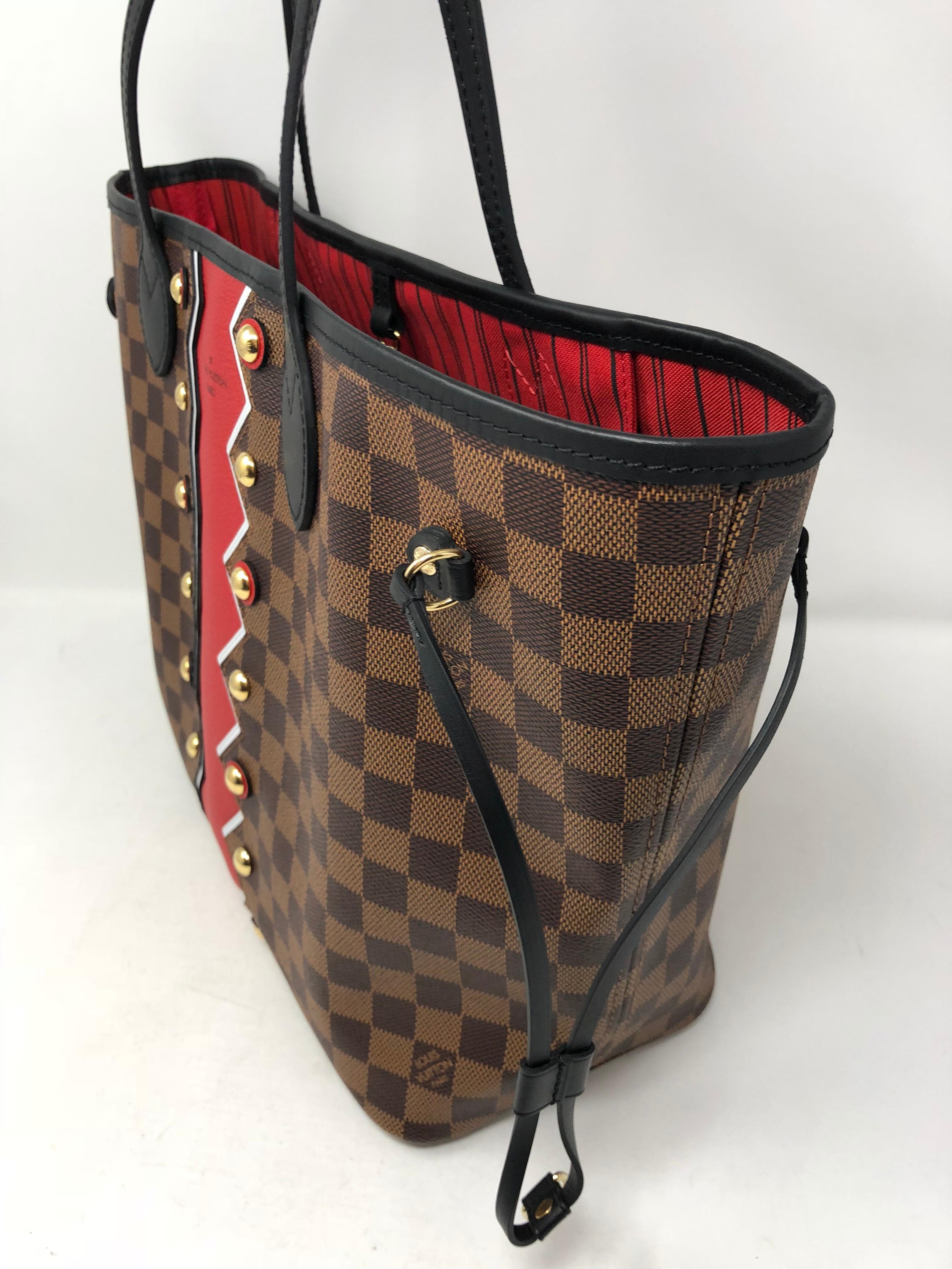 Black Louis Vuitton Neverfull Karakoram Damier Ebene 2018 Release