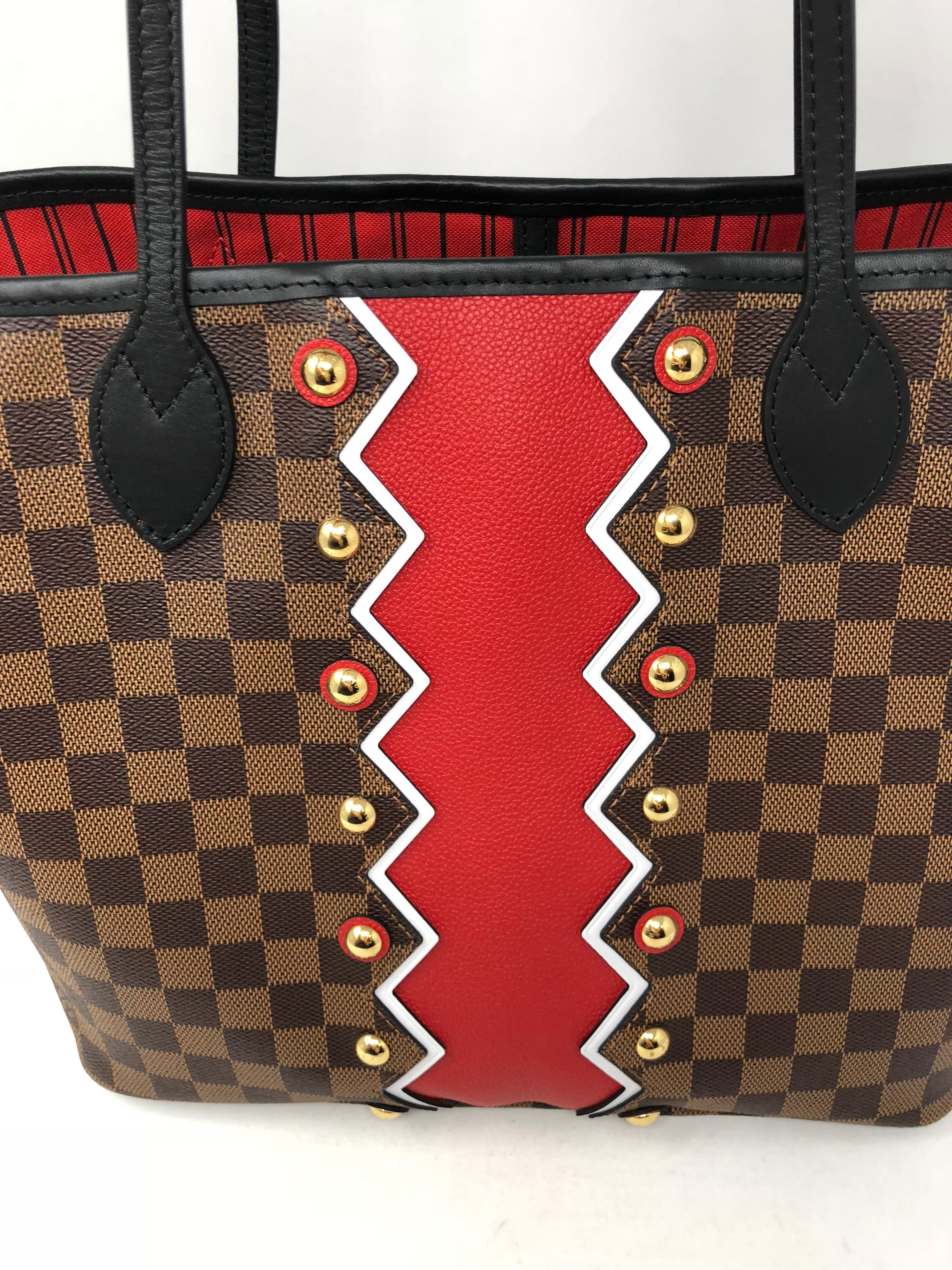 Louis Vuitton Neverfull Karakoram Damier Ebene 2018 Release In New Condition In Athens, GA