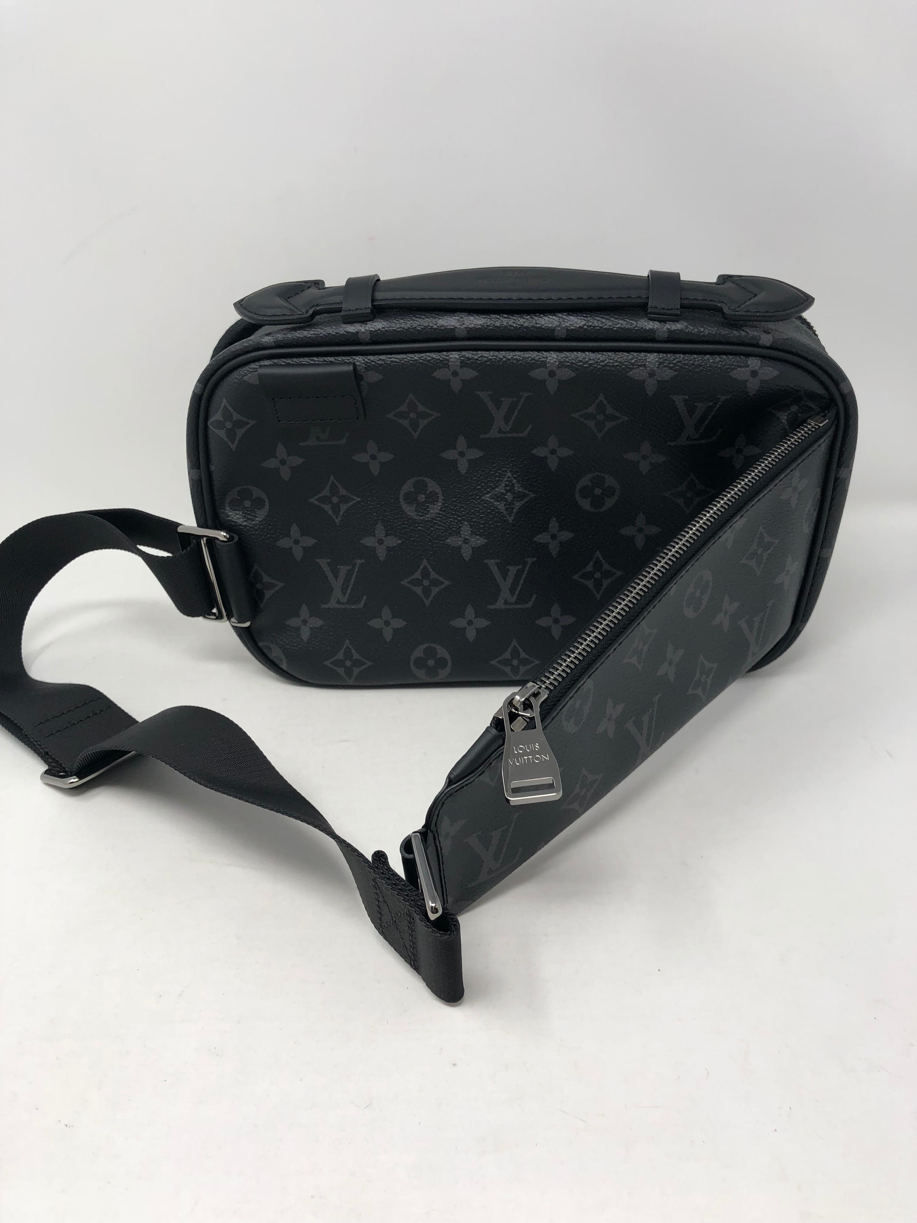 Louis Vuitton Black Mono Bum Bag  2