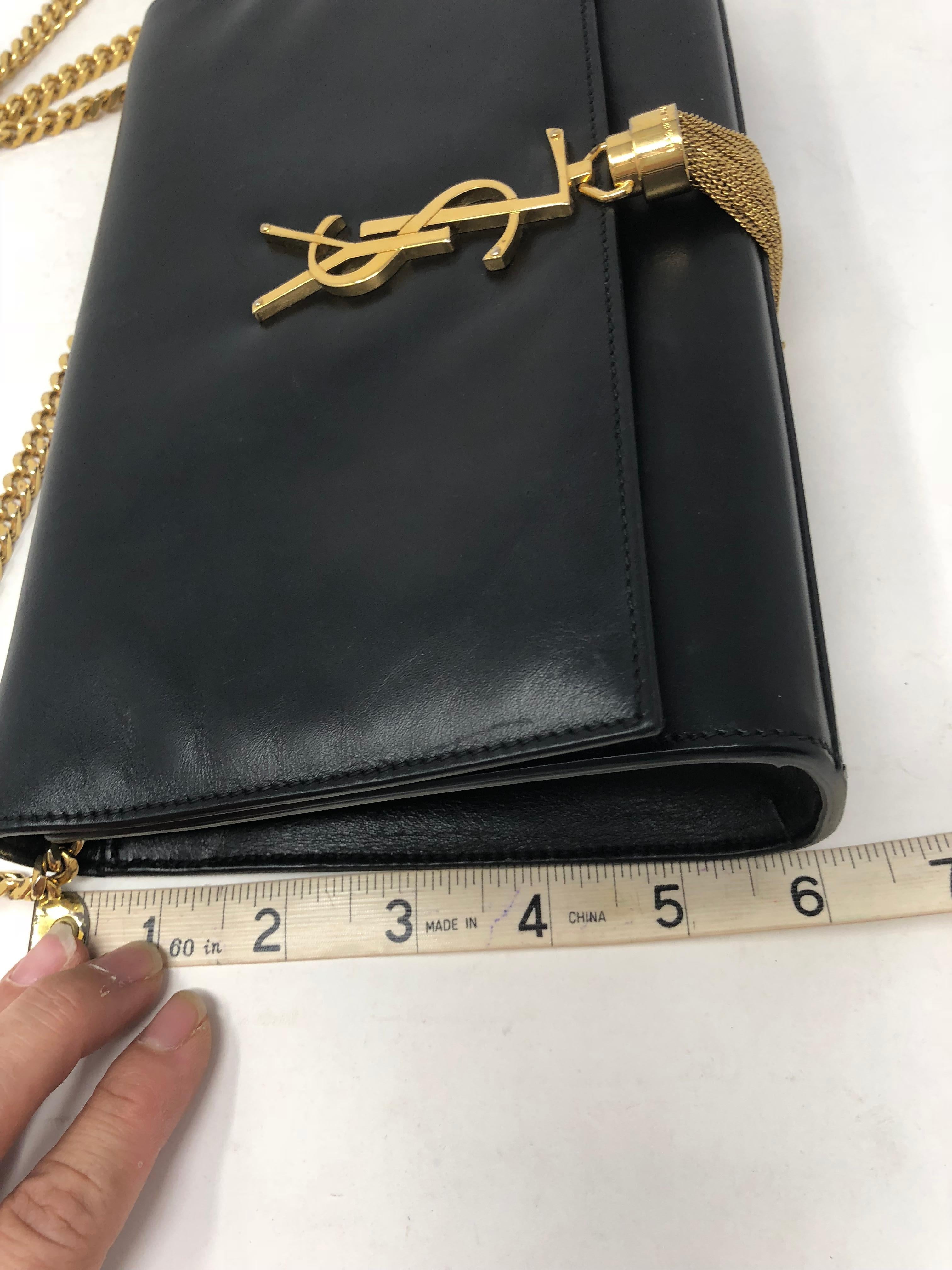 YSL Yves Saint Laurent Black Kate Bag 6