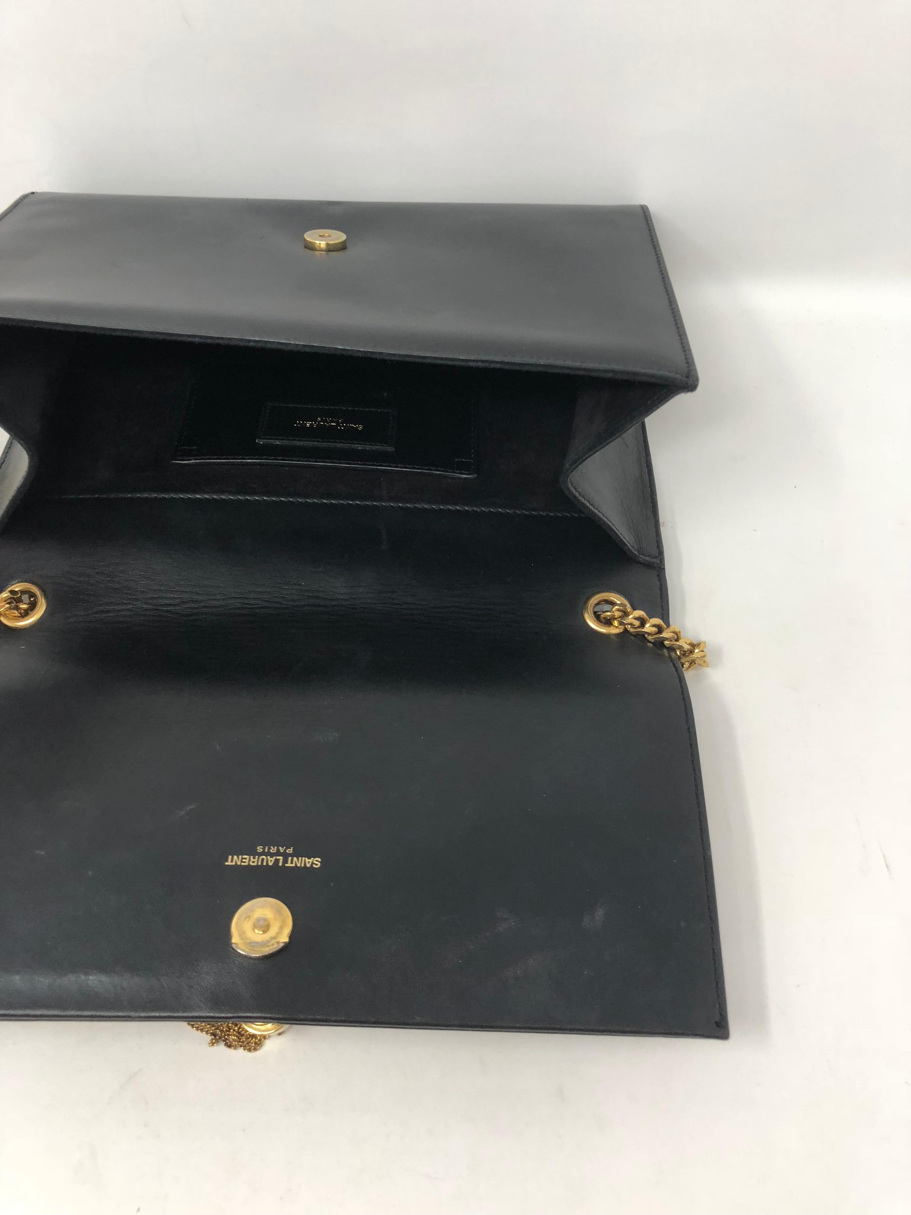 YSL Yves Saint Laurent Black Kate Bag 2