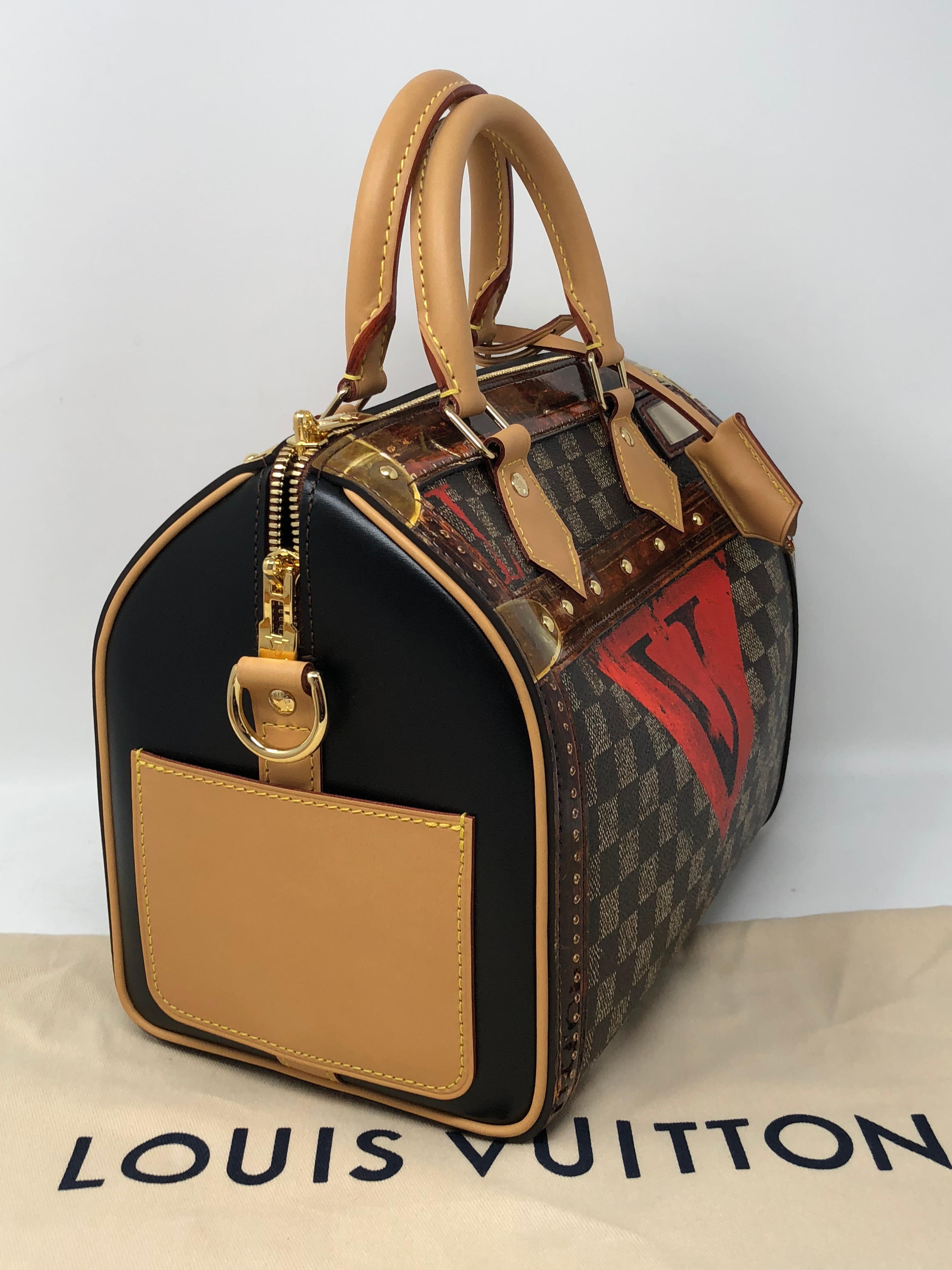 Louis Vuitton Time Trunk Speedy Noir 25 Bandouliere 1