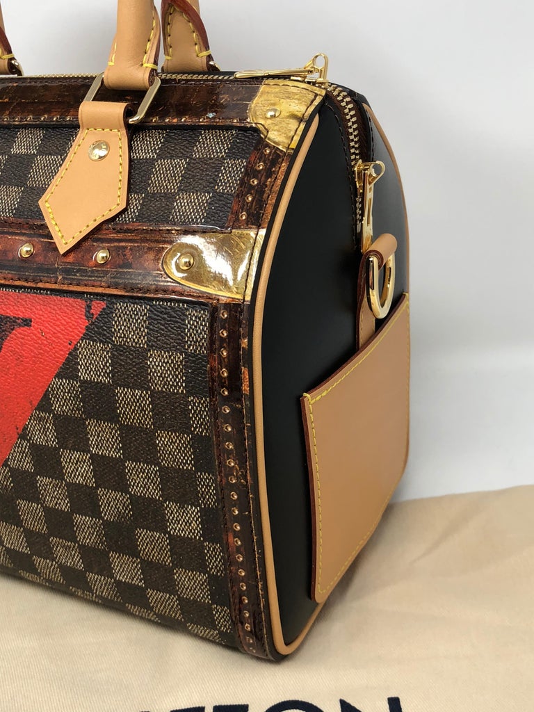 Louis Vuitton Speedy 25 Bag Limited Edition Time Trunk Noir Bandouliere -  Selectionne PH