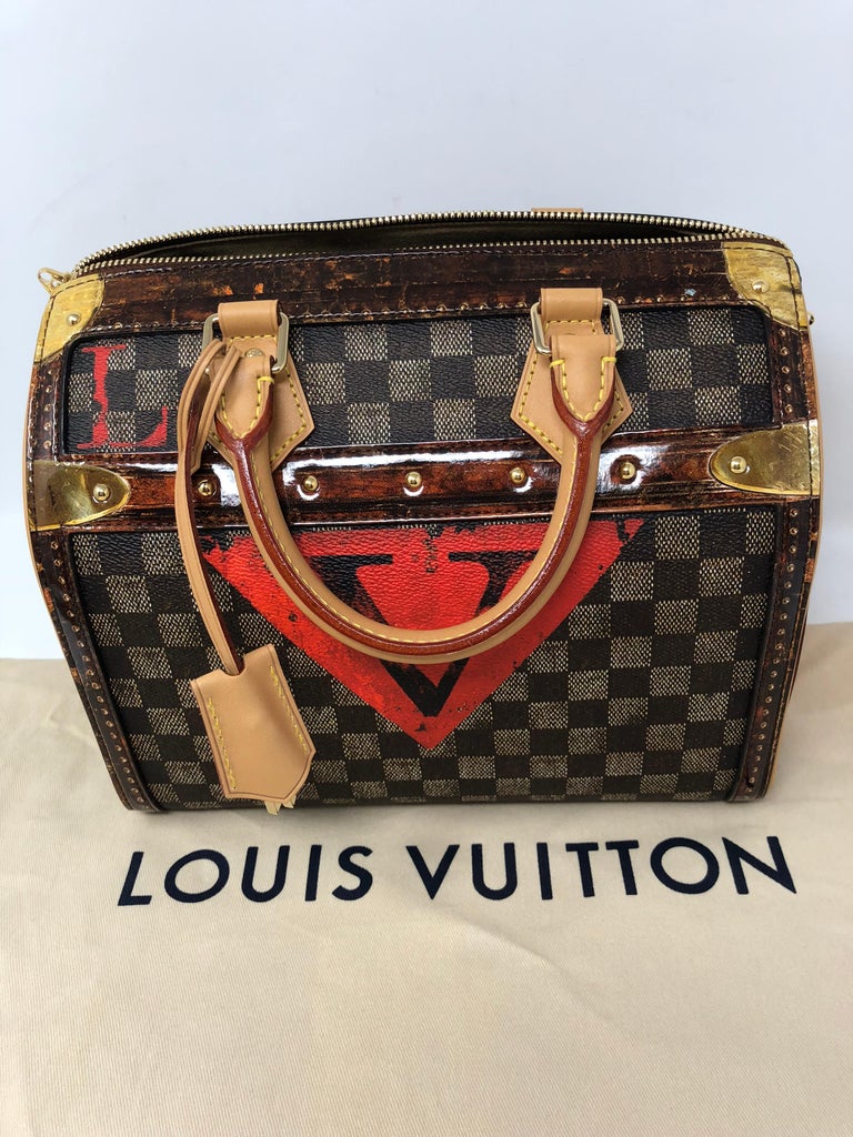 Louis Vuitton Rouge Red/ Pink Monogram Giant Monogram Speedy Bandouliere 30 Bag  For Sale at 1stDibs