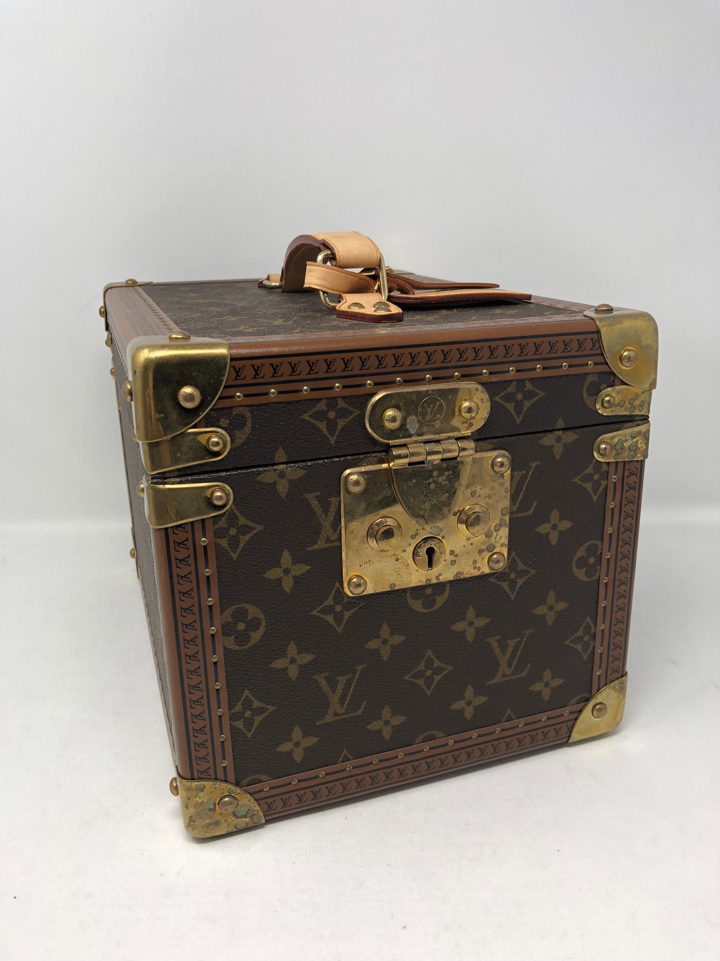 Black Louis Vuitton Boite Flacons Beauty Train Case 