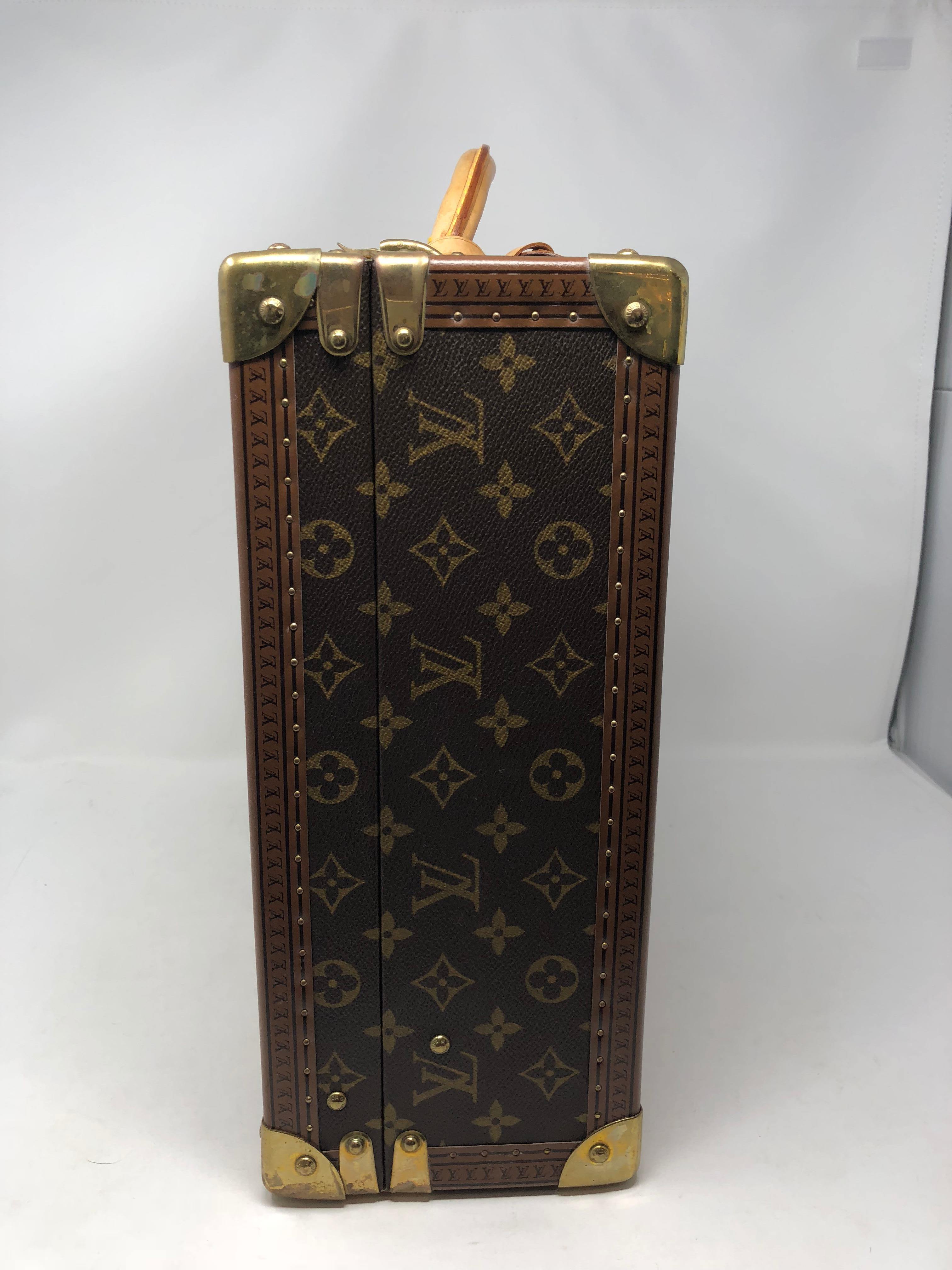 Black Louis Vuitton Cotteville 50 hard sided suitcase or briefcase