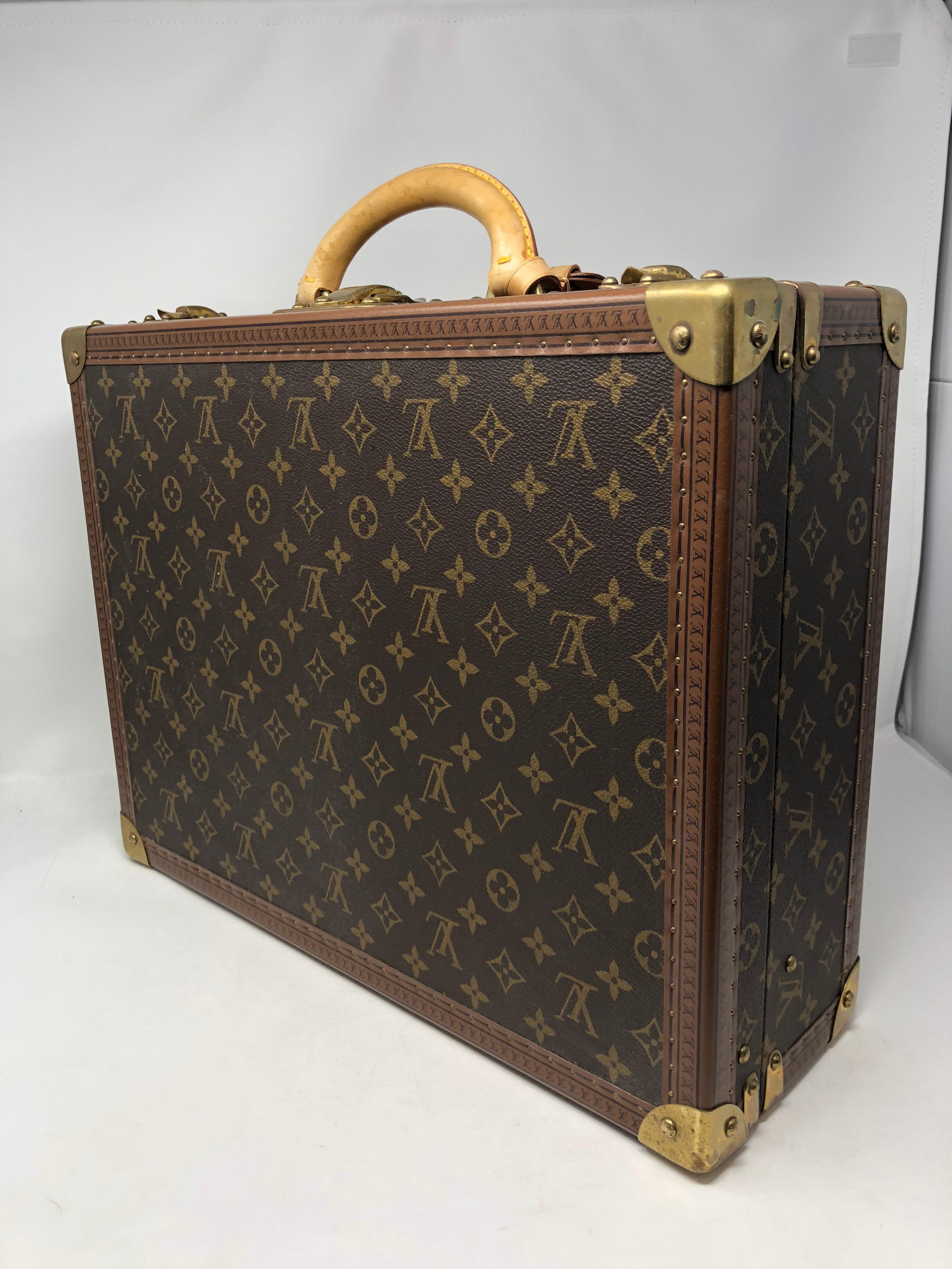 Louis Vuitton Cotteville 50 hard sided suitcase or briefcase In Excellent Condition In Athens, GA