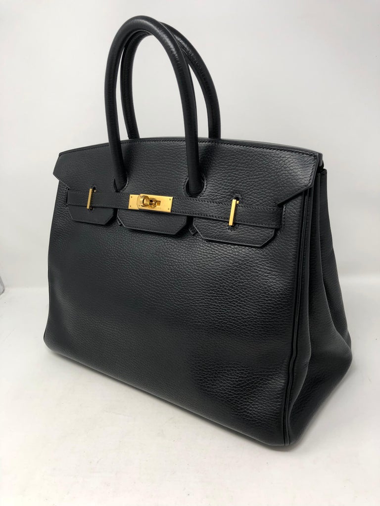 Birkin 35 Black Gold - 23 For Sale on 1stDibs  hermes birkin 35 black togo gold  hardware, birkin bag black gold, black birkin gold hardware