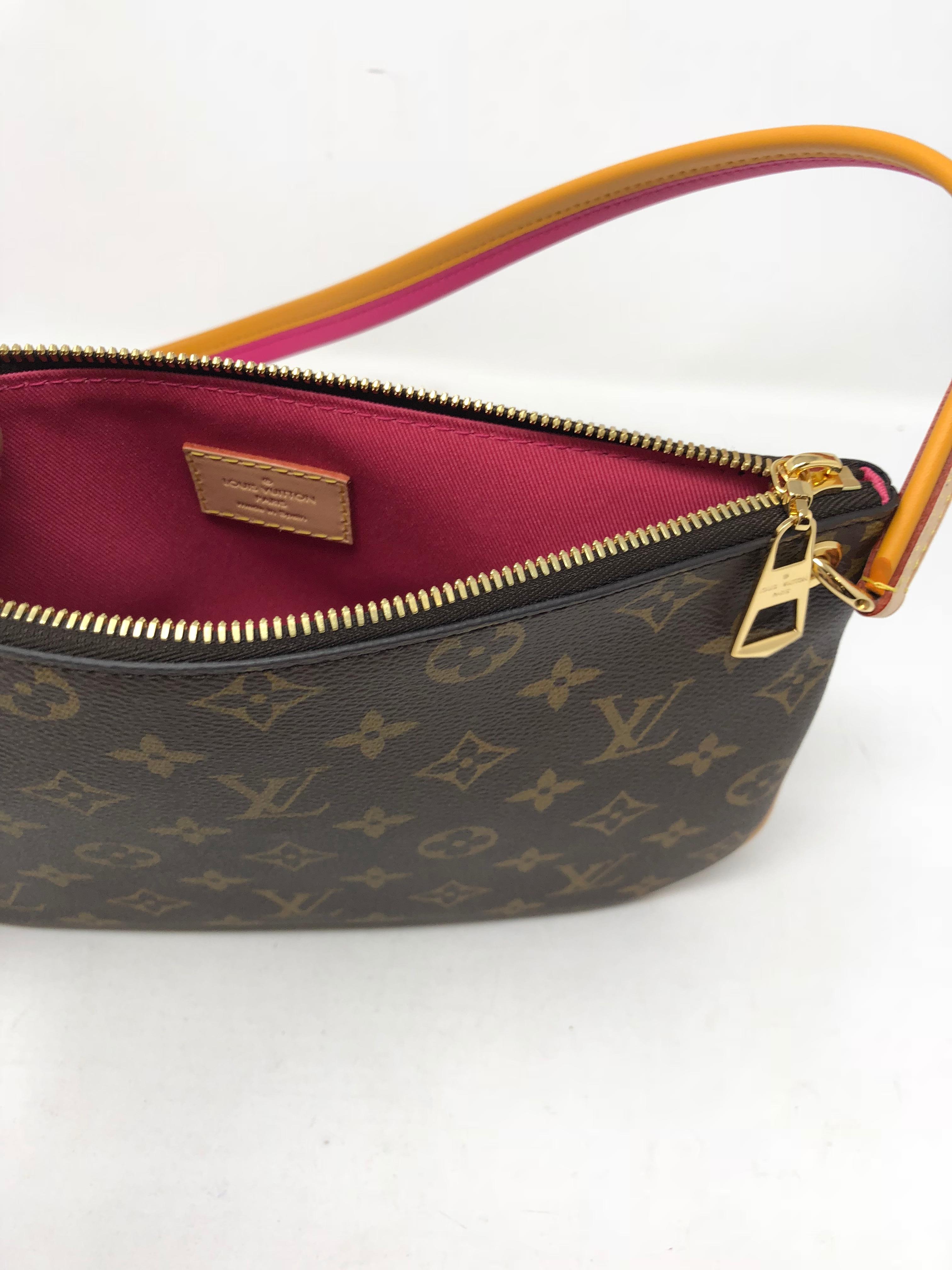 Louis Vuitton Pink Strap Leather Crossbody Bag 7