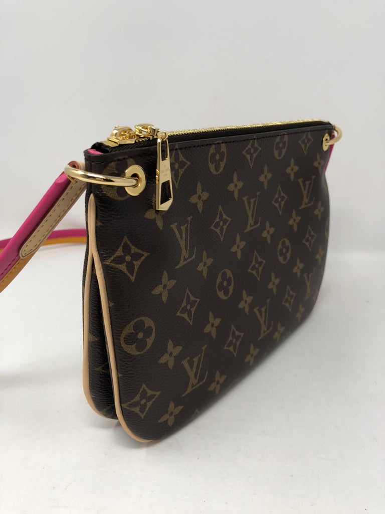 Louis Vuitton Pink Strap Leather Crossbody Bag at 1stdibs