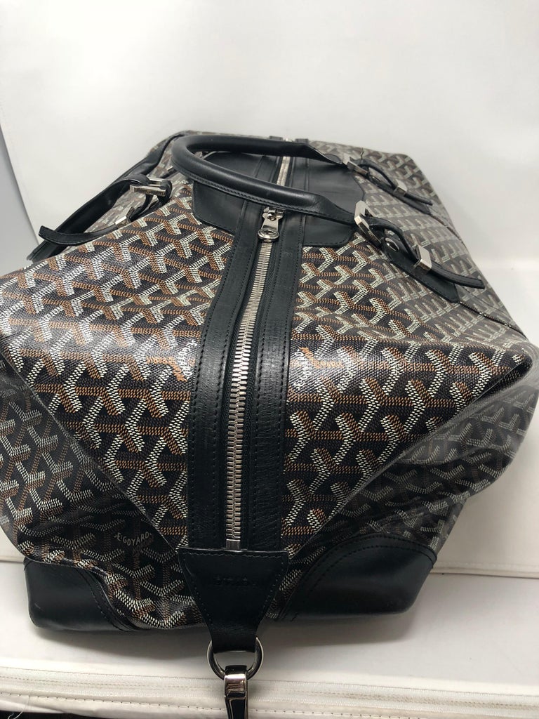 Goyard // Black & Brown Travel 55 Duffle Bag – VSP Consignment