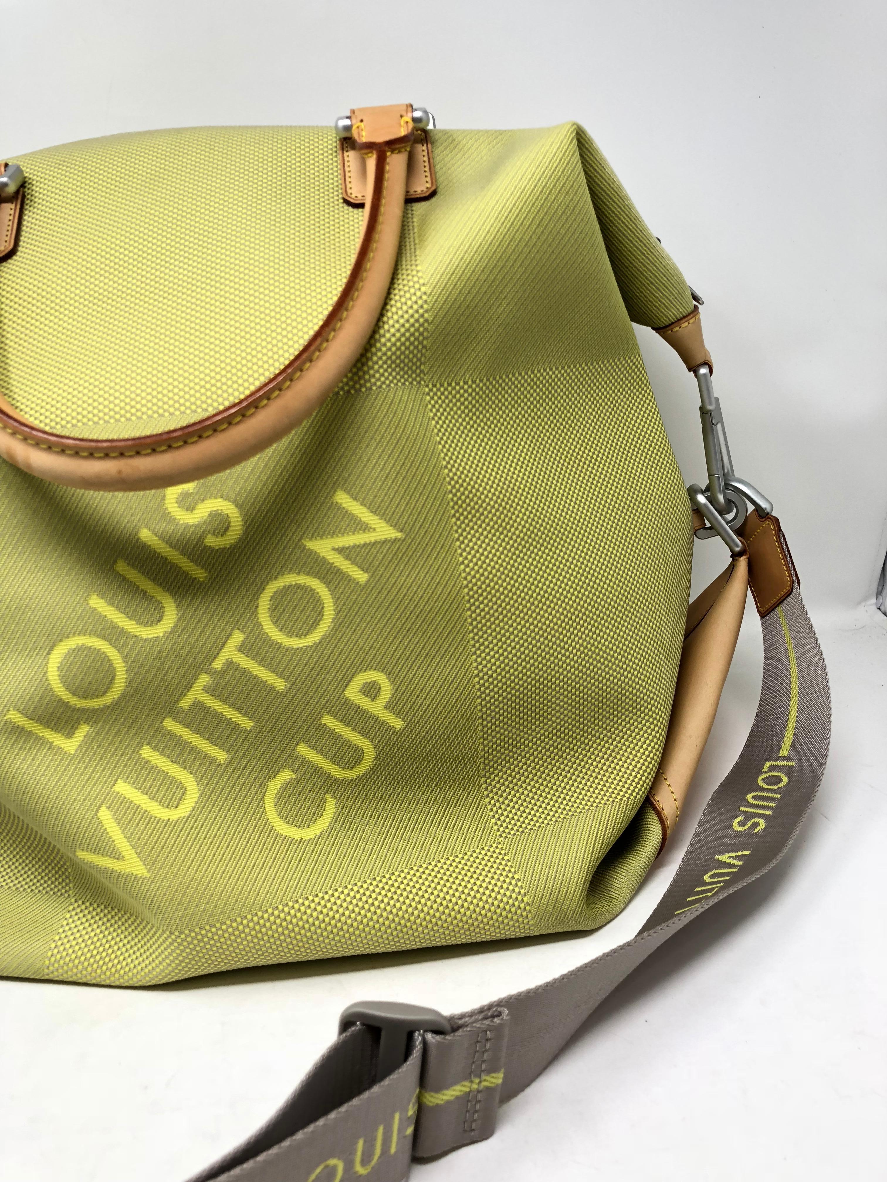 Brown Louis Vuitton Lime Damier Geant Cup Bag