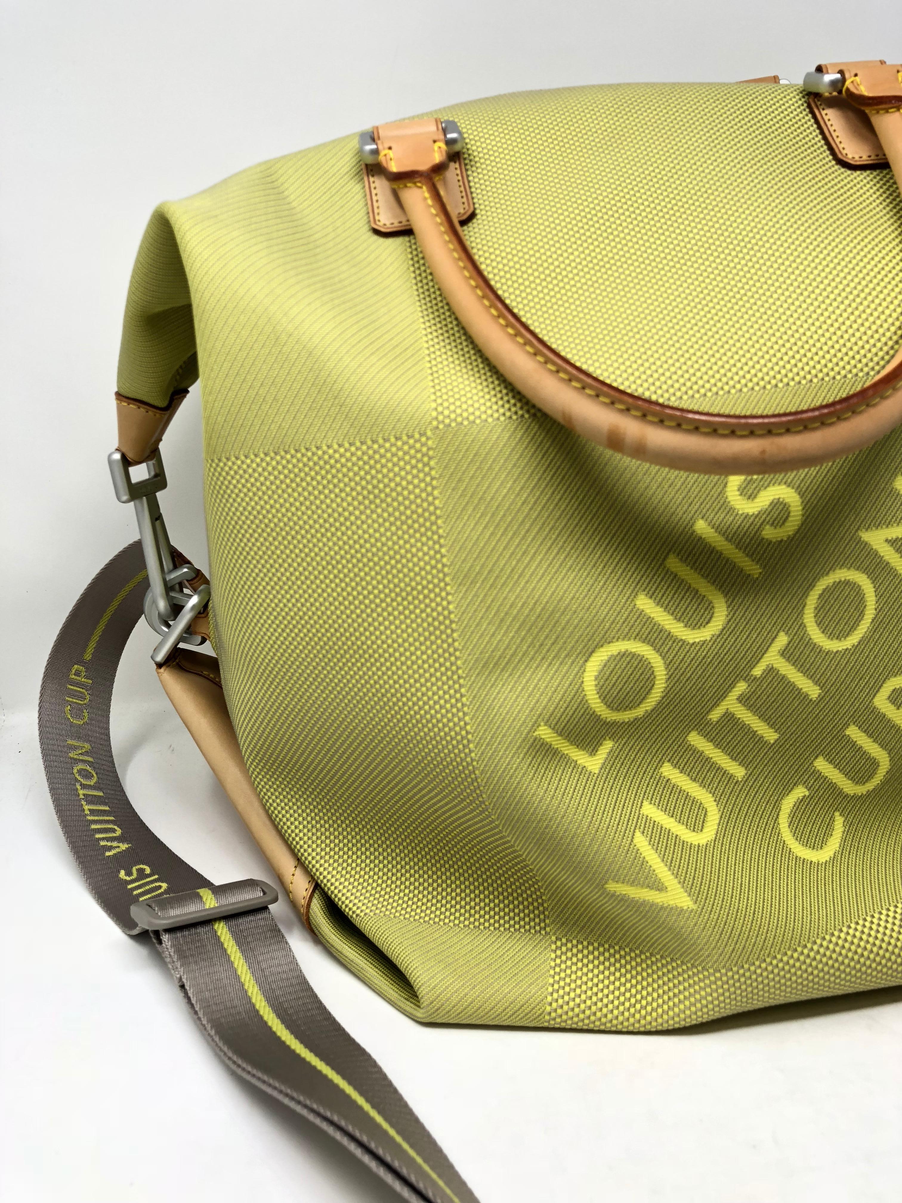 Women's or Men's Louis Vuitton Lime Damier Geant Cup Bag
