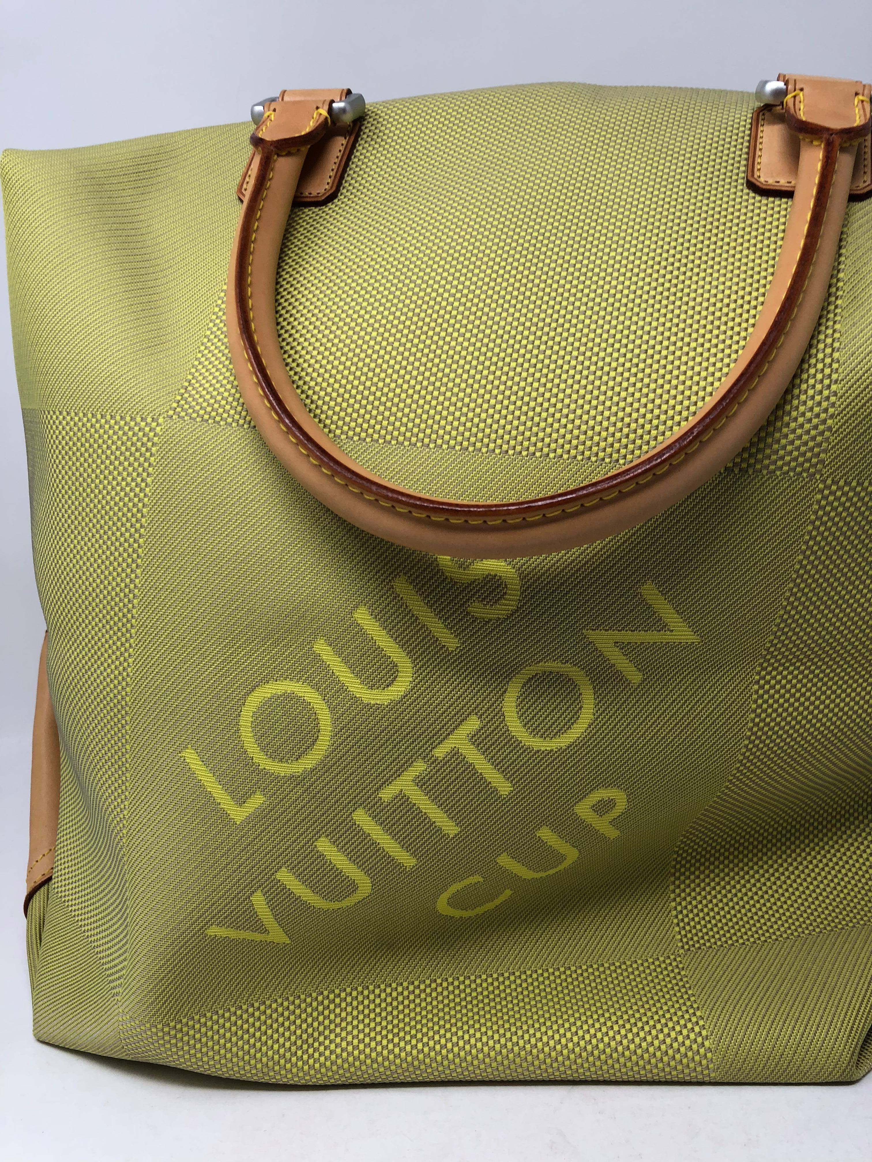 Louis Vuitton Lime Damier Geant Cup Bag 3