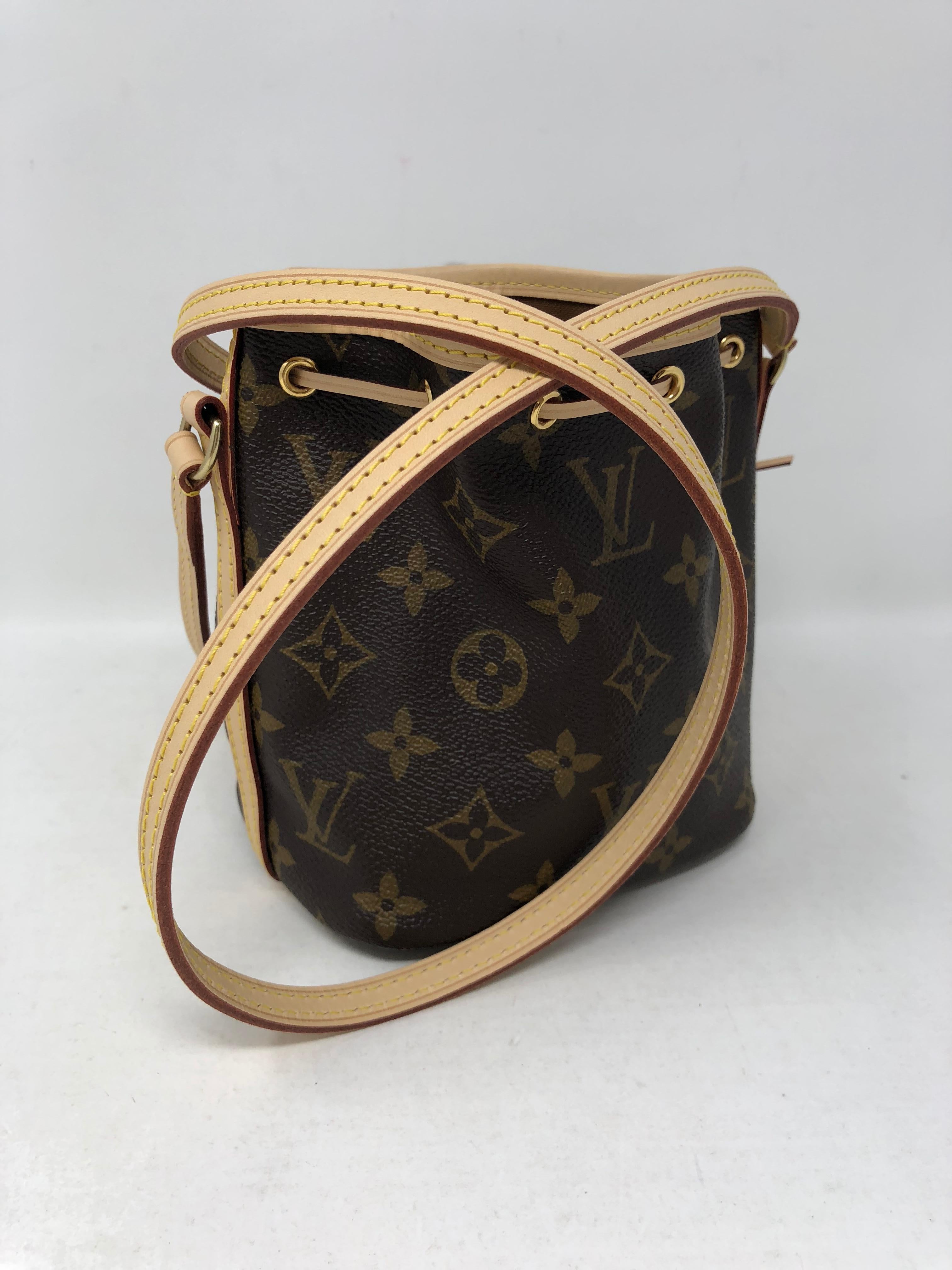 Black Louis Vuitton Monogram Mini Noe Crossbody Bag