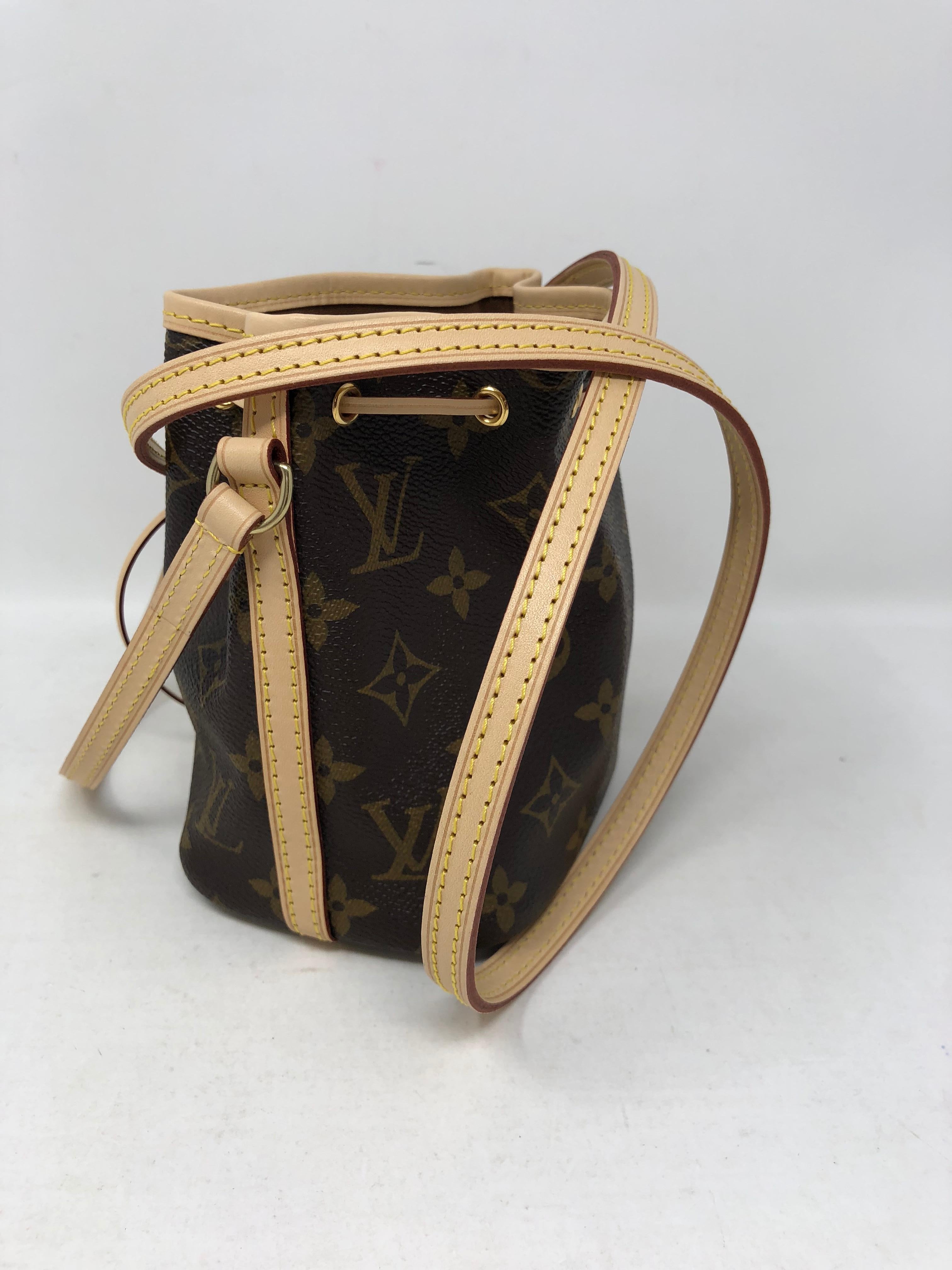 Louis Vuitton Monogram Mini Noe Crossbody Bag In New Condition In Athens, GA
