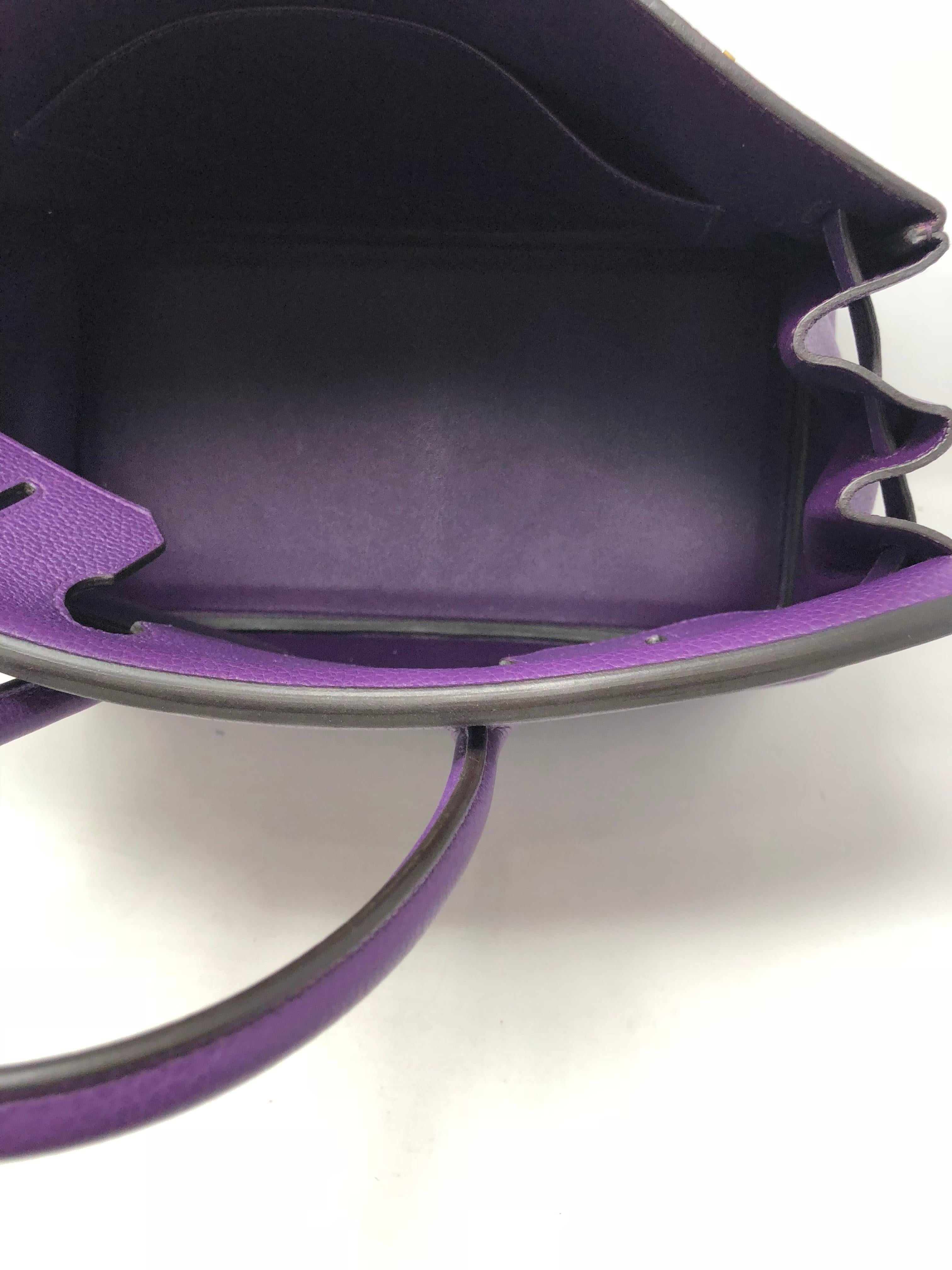 Hermes Purple Ultraviolet Birkin 35  1