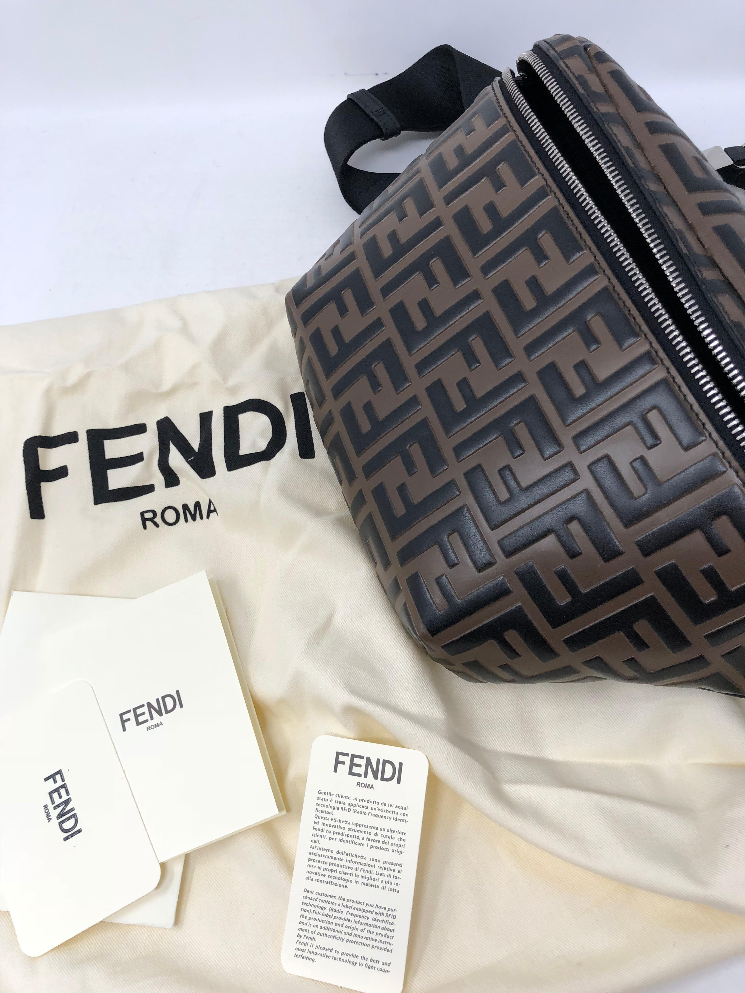 Fendi Embossed Belt Bag 2