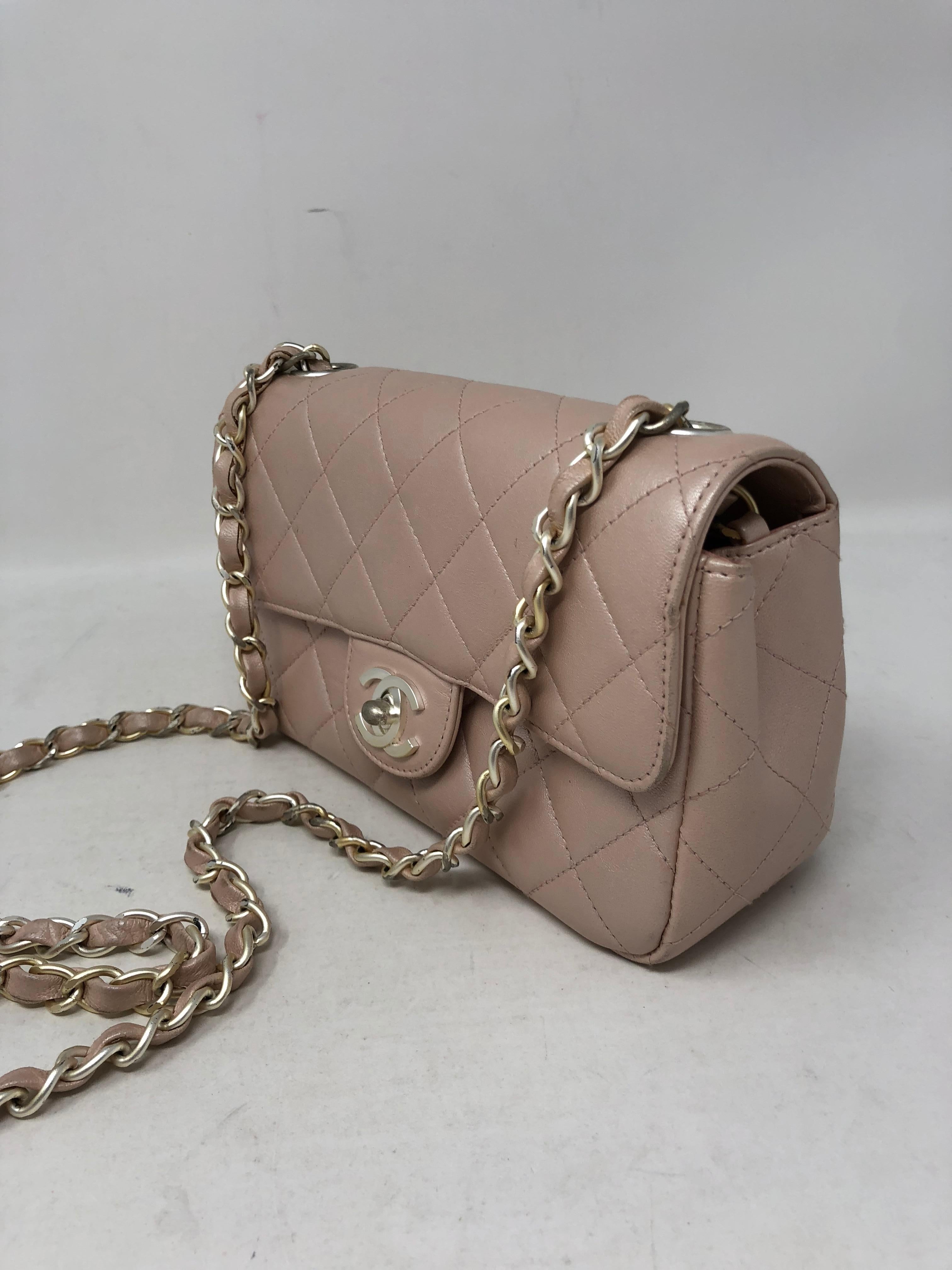 Chanel Pink Crossbody Bag  4