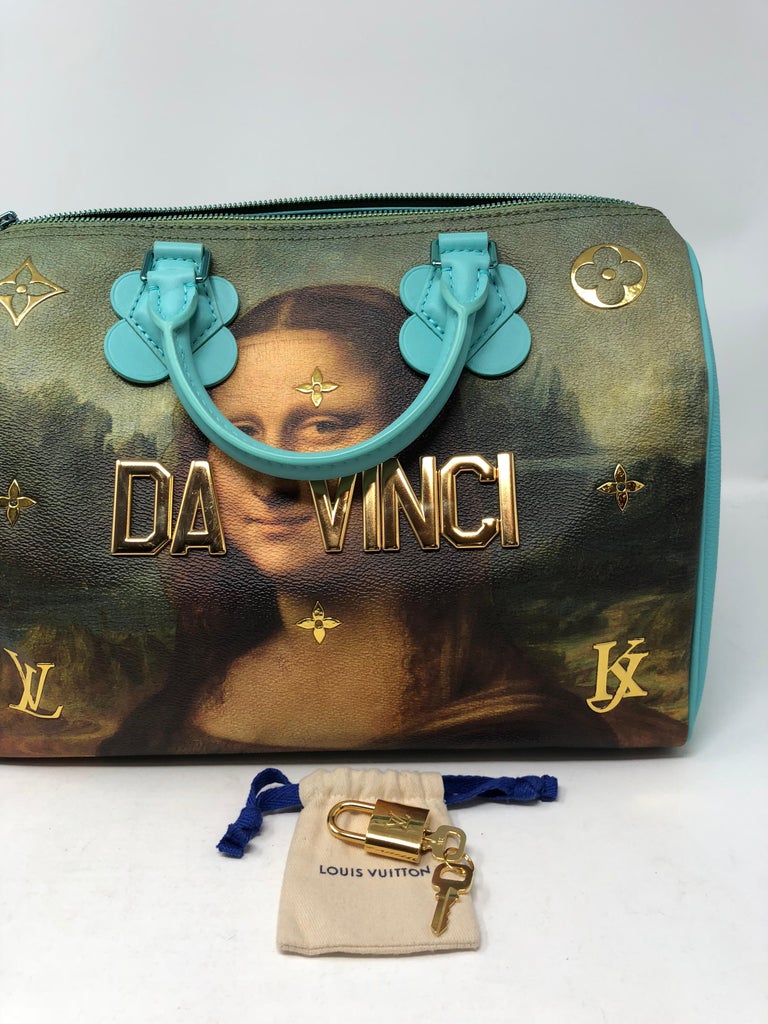 New in Box Louis Vuitton by Koons Mona Lisa Clutch Bag at 1stDibs
