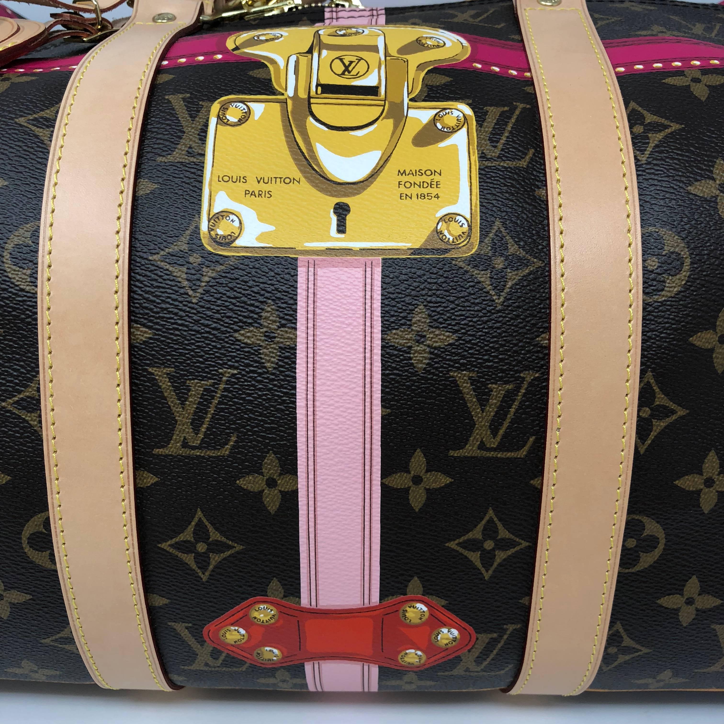 Louis Vuitton Keepall Limited Edition Trunks, 2018 In New Condition In Athens, GA