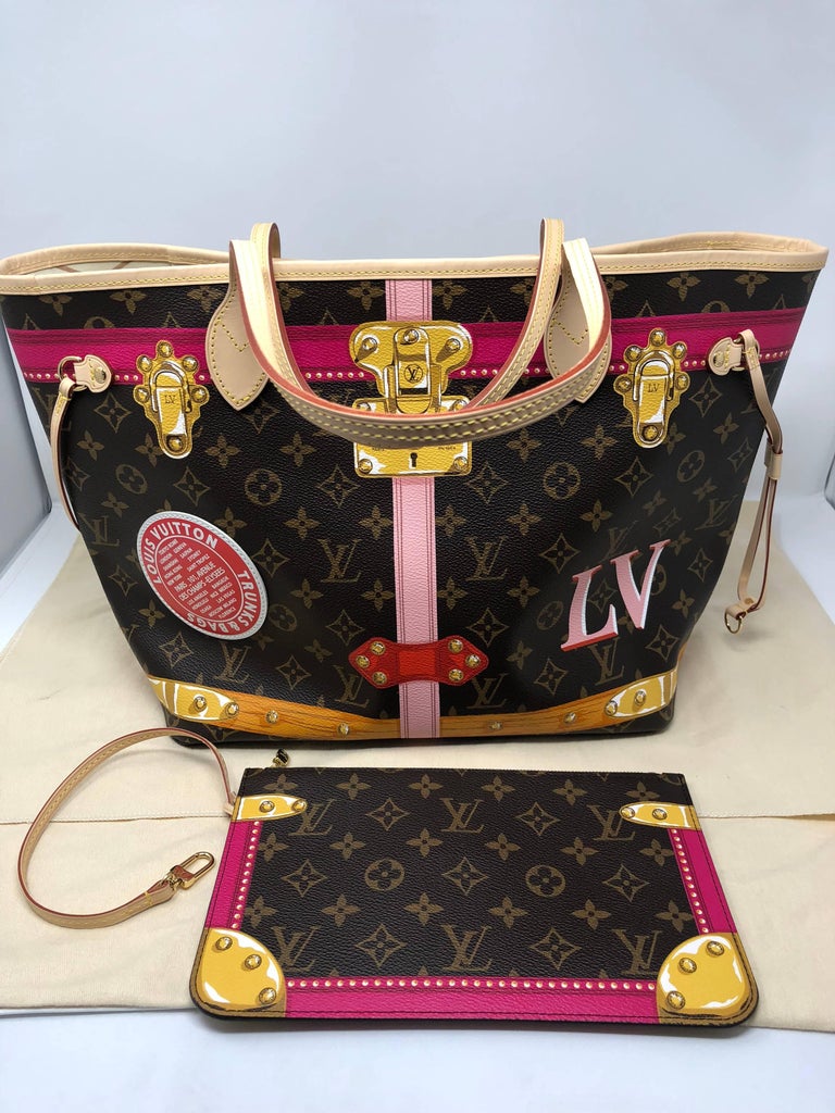 Limited Edition Louis Vuitton Trunks 2018 Collection Neverfull MM at 1stdibs