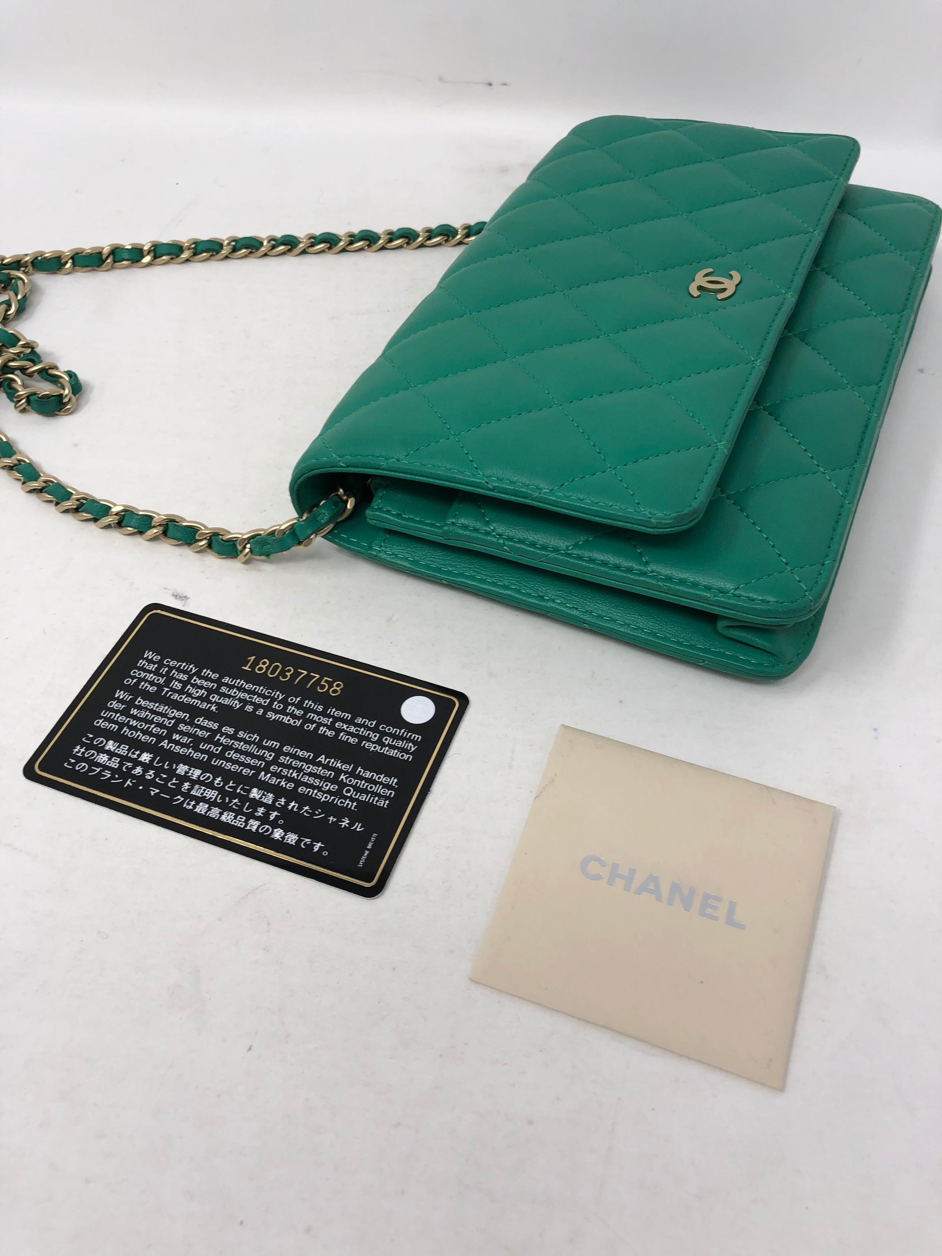 Women's or Men's Chanel Green WOC