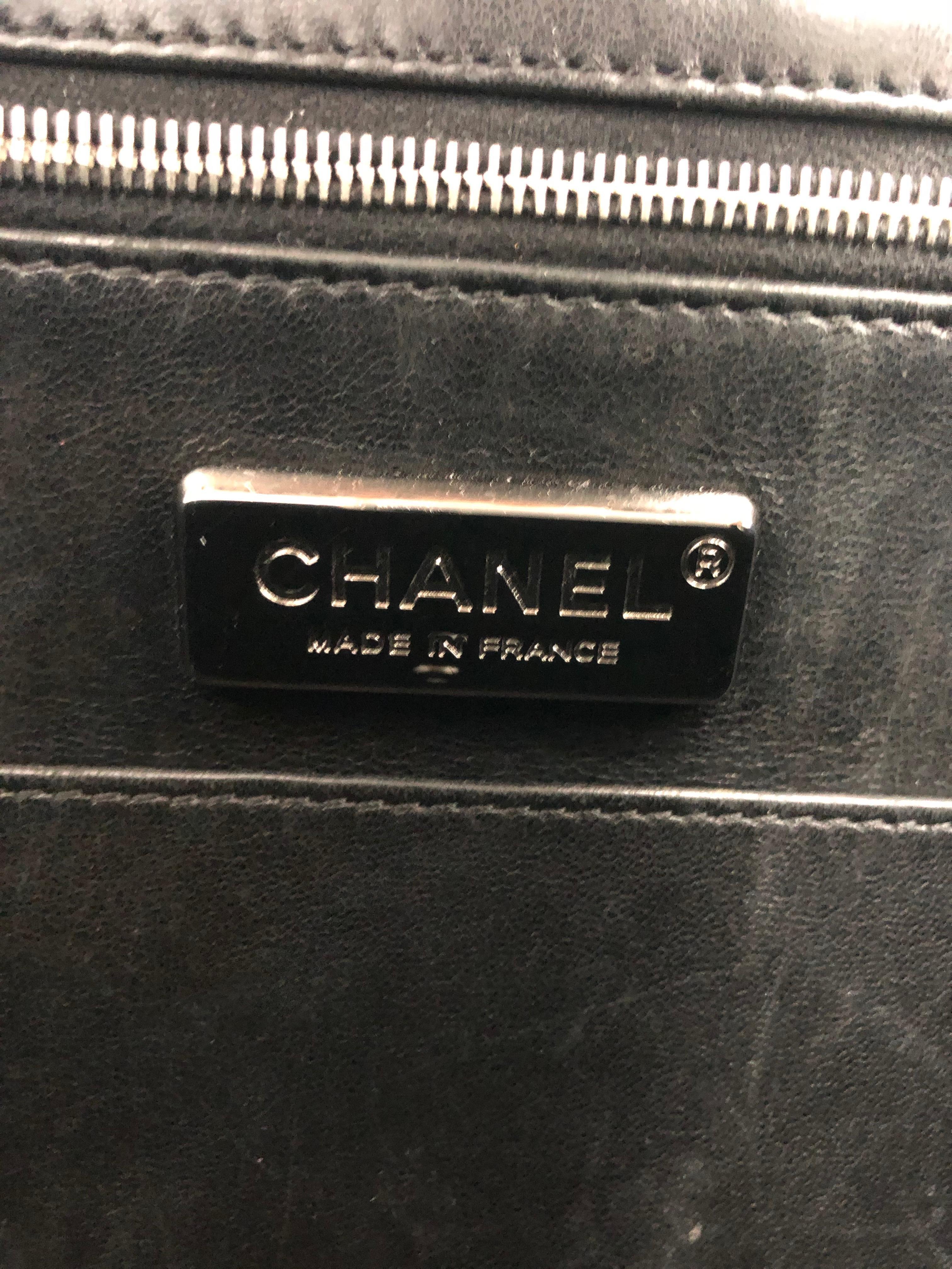 Chanel Crocodile Black Jumbo Bag 4