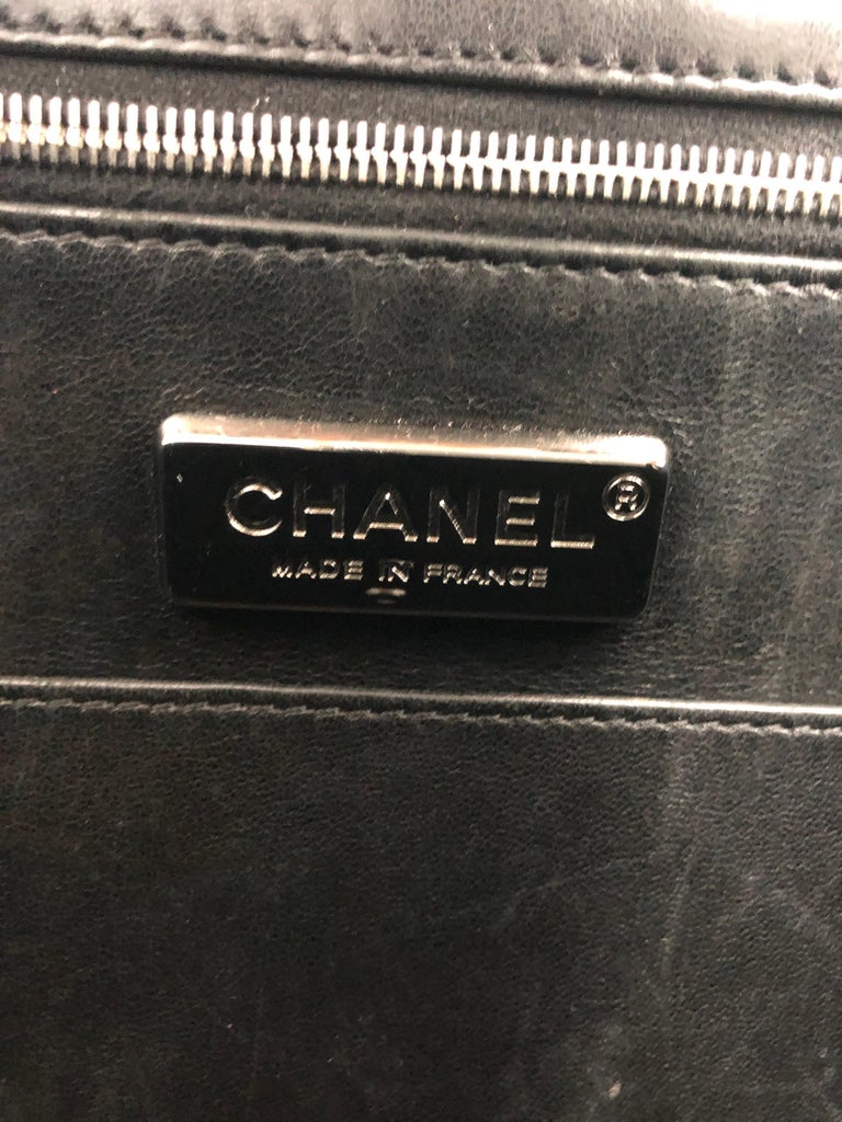 Chanel Crocodile Black Jumbo Bag 7
