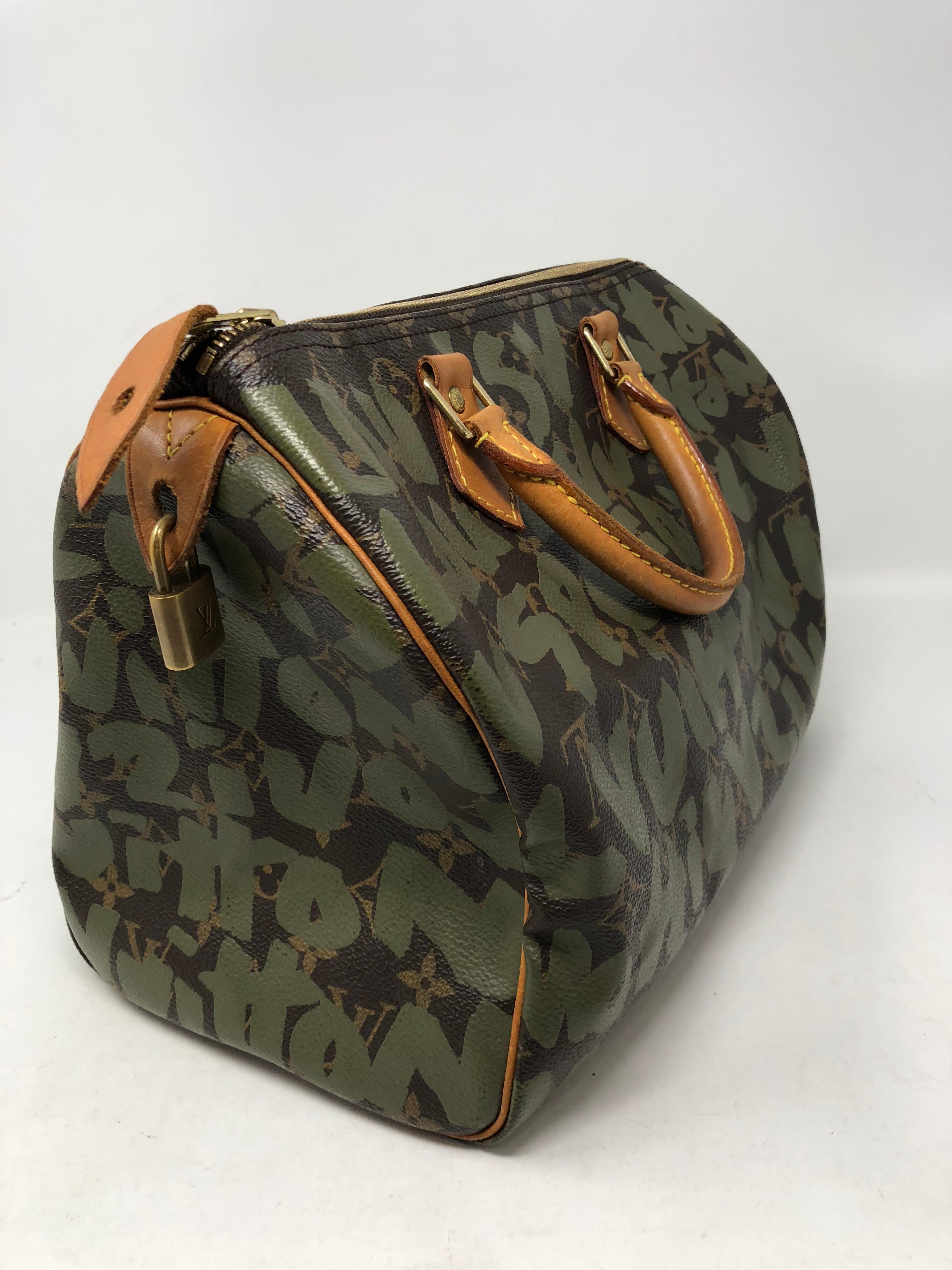 Louis Vuitton Stephen Sprouse Graffiti Speedy 30  In Good Condition In Athens, GA