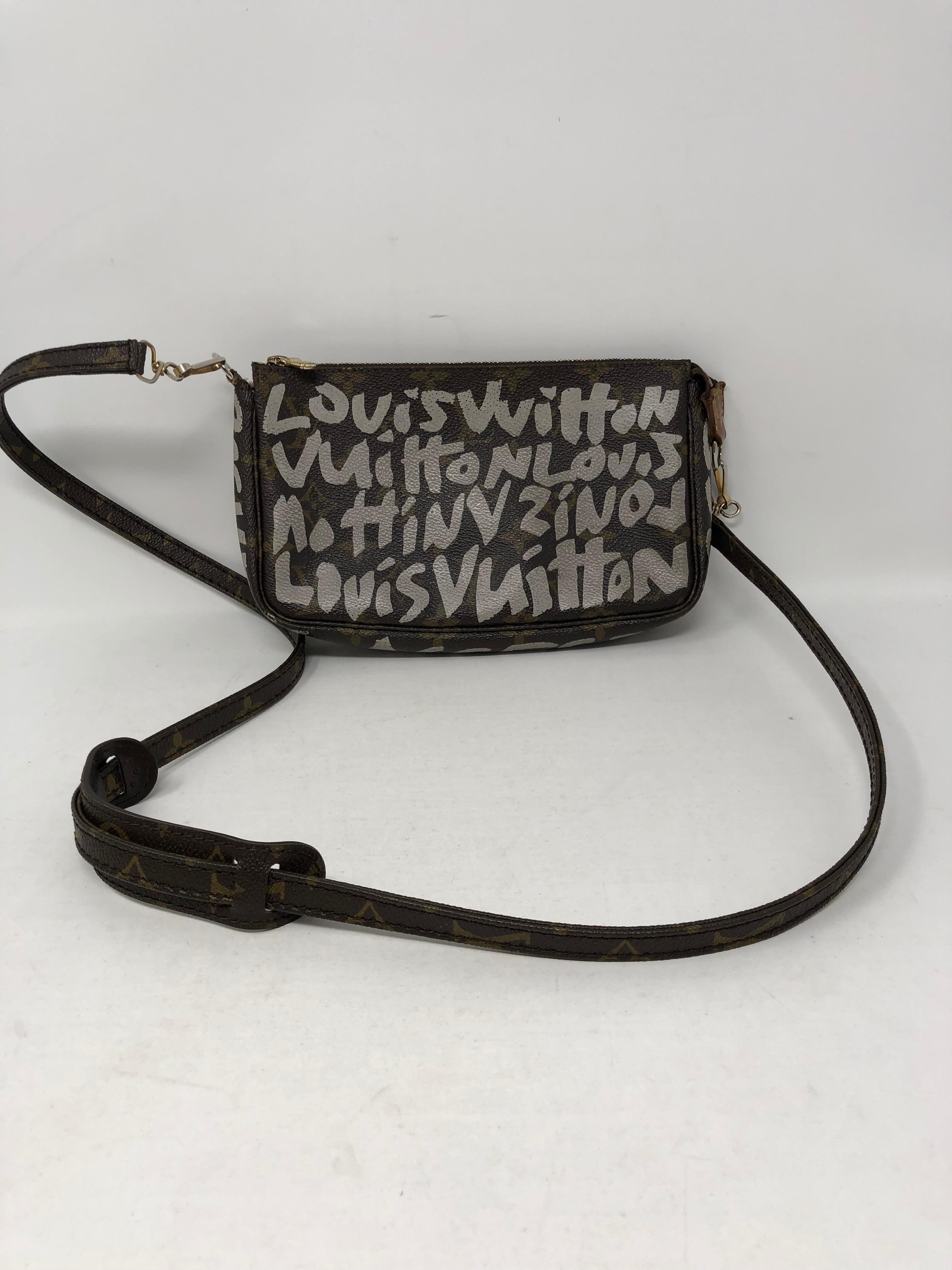 Black Louis Vuitton Stephen Sprouse Graffiti Crossbody
