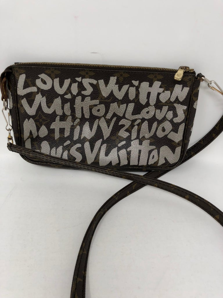 Stephen sprouse boston leather crossbody bag Louis Vuitton Brown in Leather  - 35563394