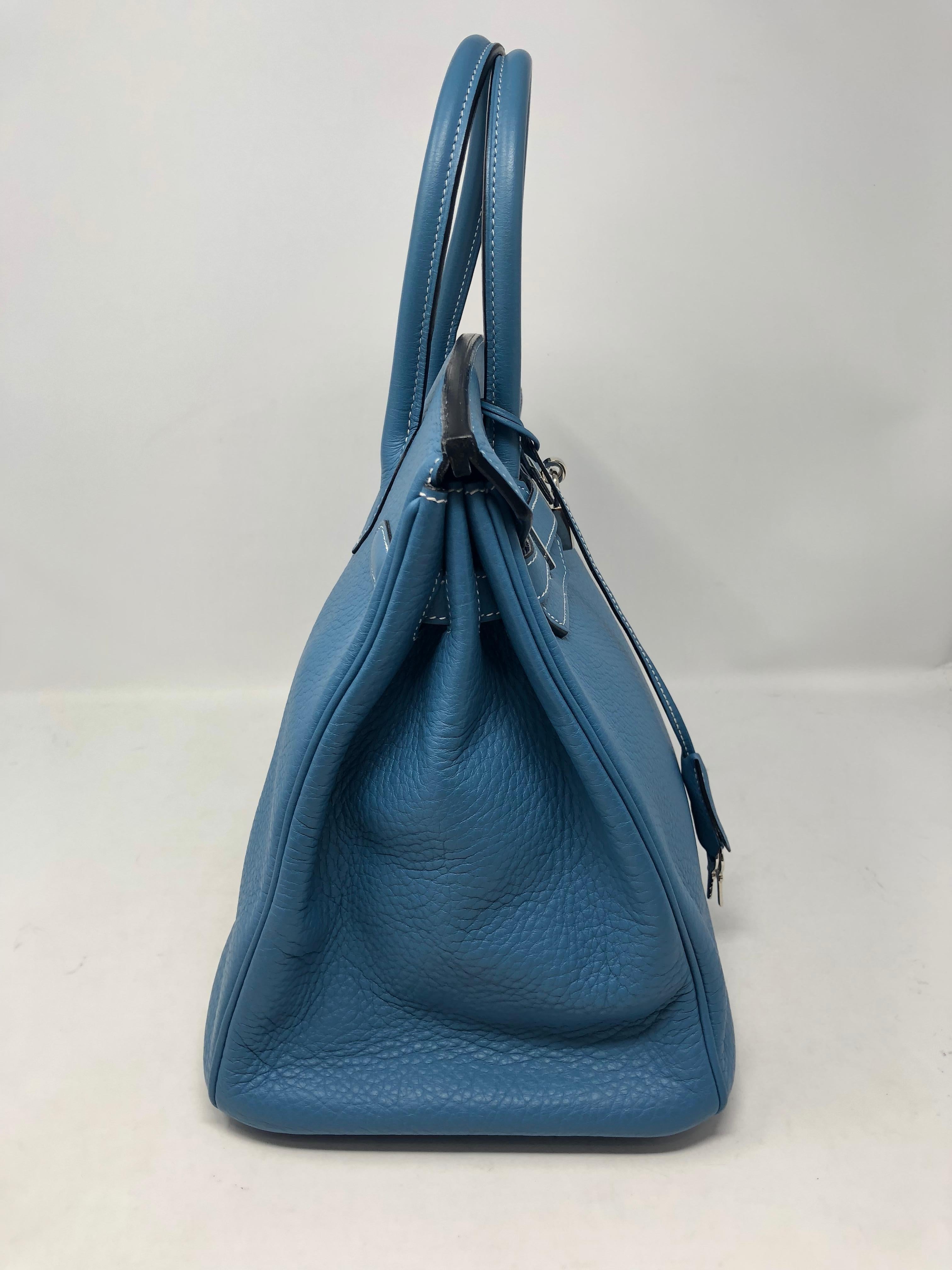 Hermes Birkin 35 Blue Jean 3