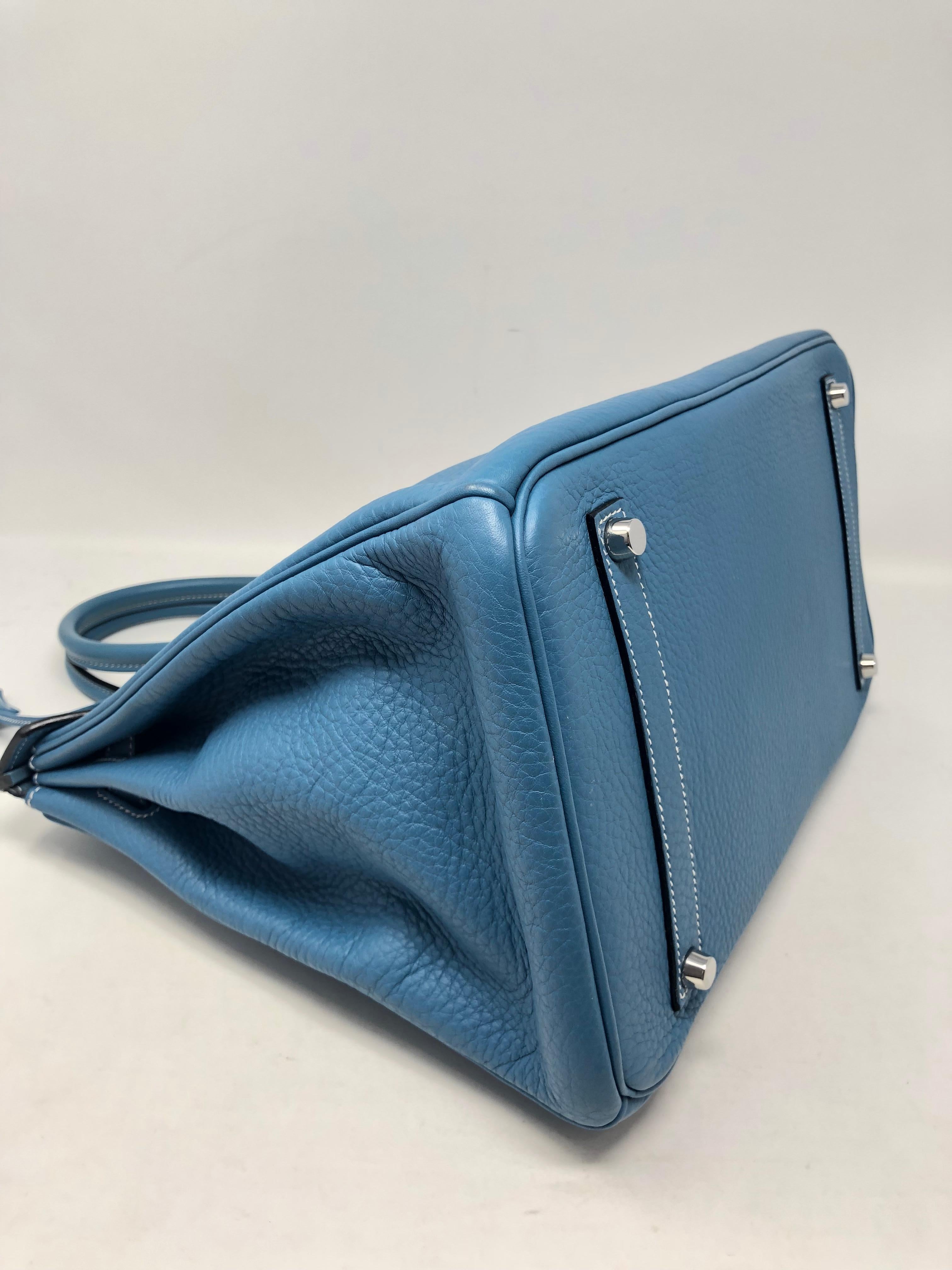 Hermes Birkin 35 Blue Jean 5