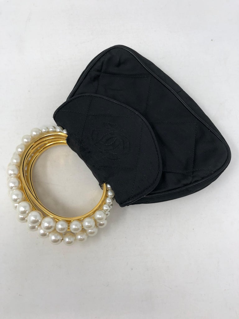 Audrey Pearl Handle Clear Bag