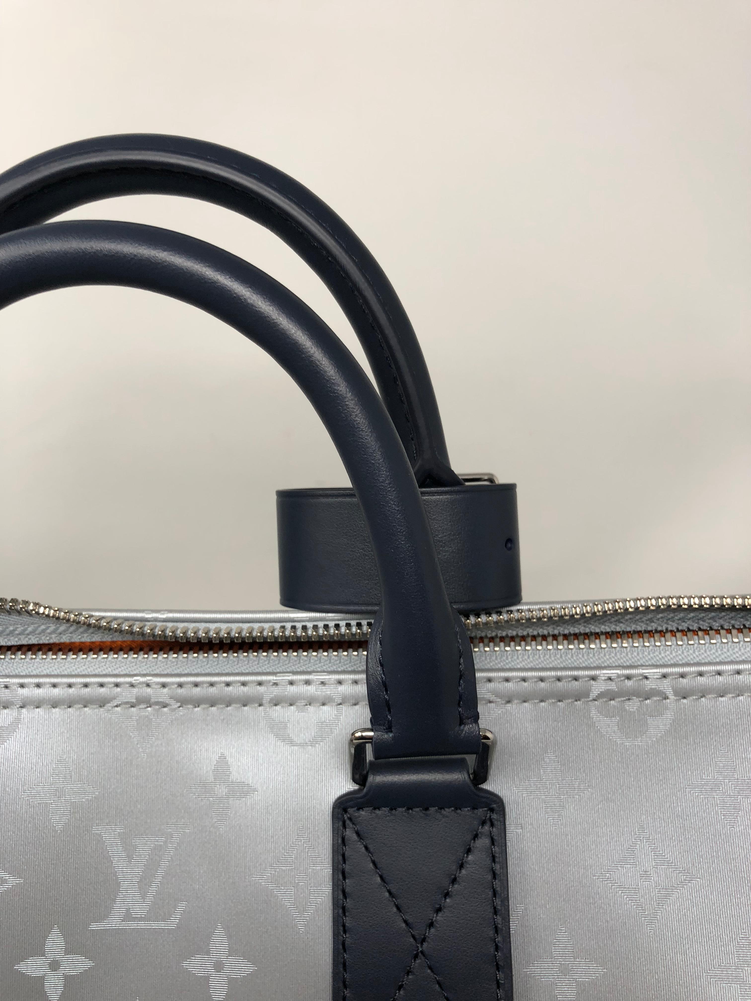 Louis Vuitton Silver Monogram Satellite 50 Keepall 4