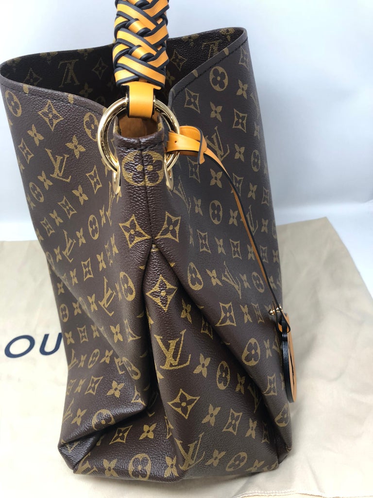 genuine leather braided top for louis vuitton that's handling it b