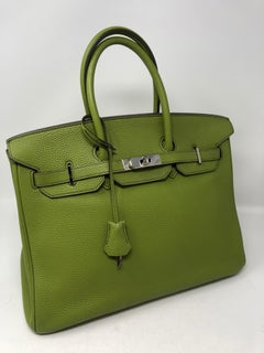 Hermes Birkin 35 Pelouse Green