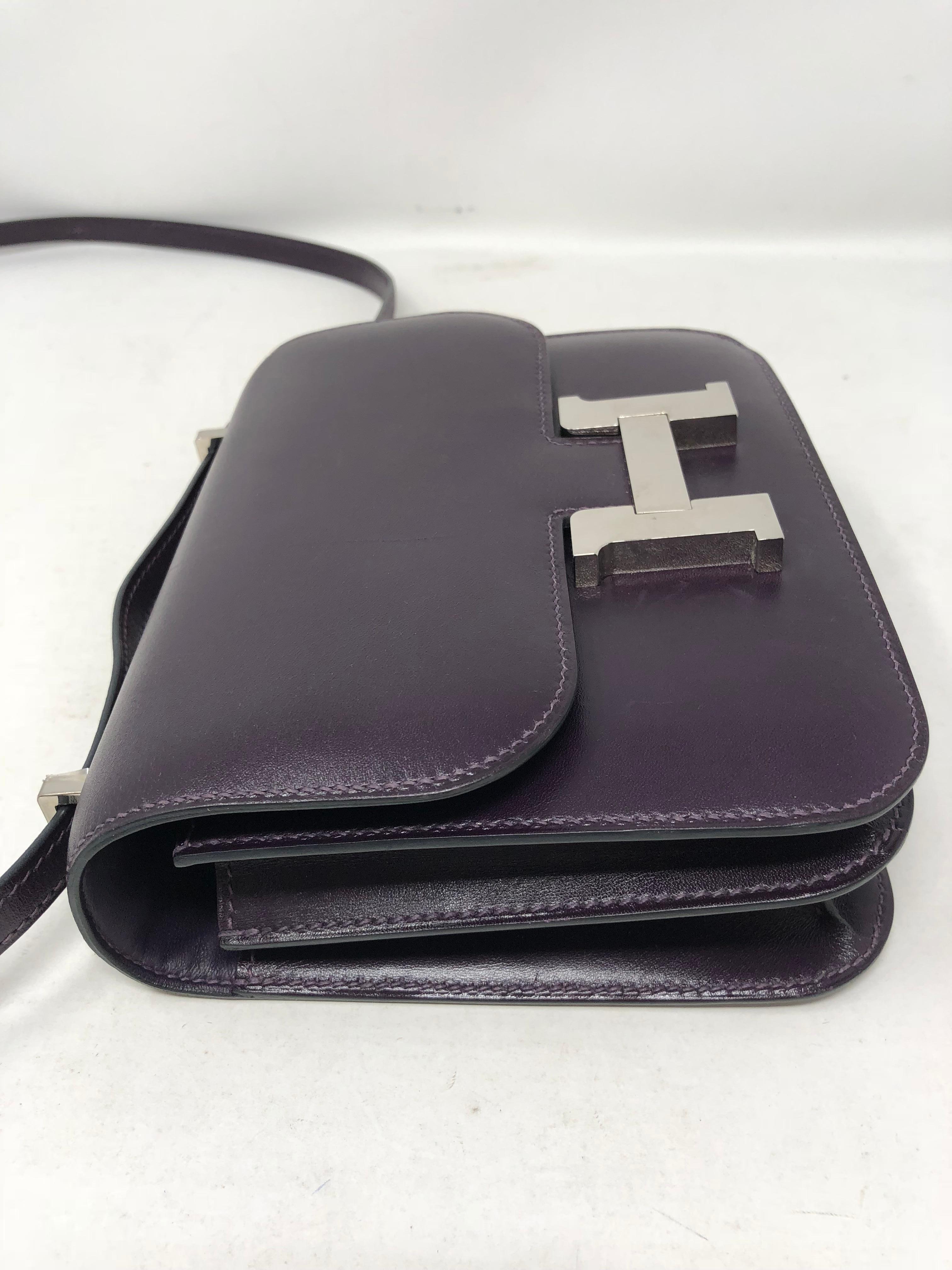 Hermes Mini Constance 18 Purple Bag 7
